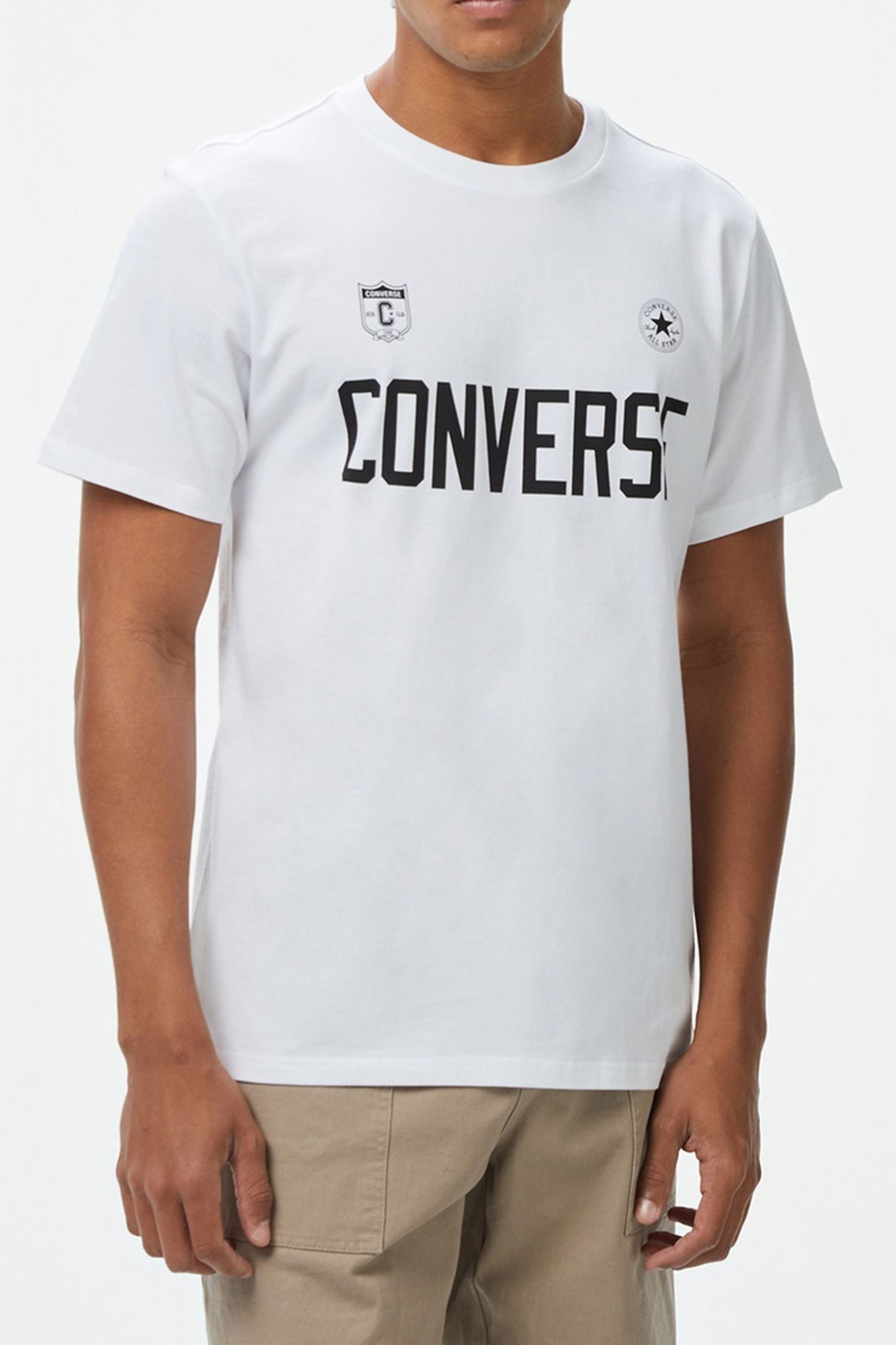 CONVERSE  RETRO CHUCK SOCCER T SHIRT en color BLANCO (1)