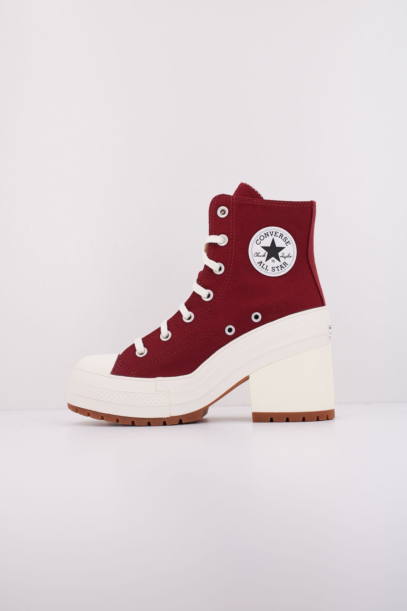 CONVERSE CHUCK 70 DE LUXE HEEL en color ROJO (1)
