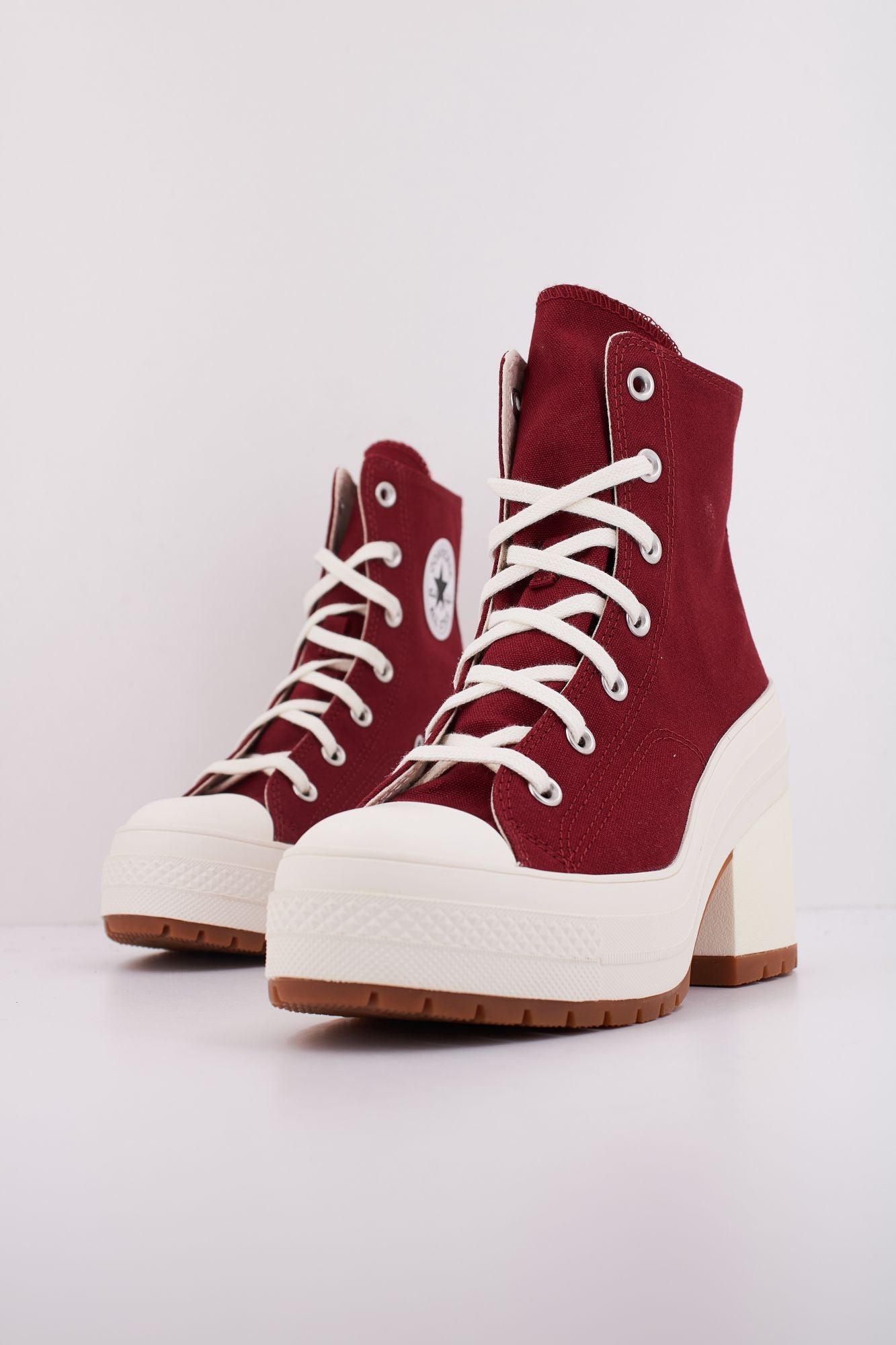 CONVERSE CHUCK 70 DE LUXE HEEL en color ROJO (2)