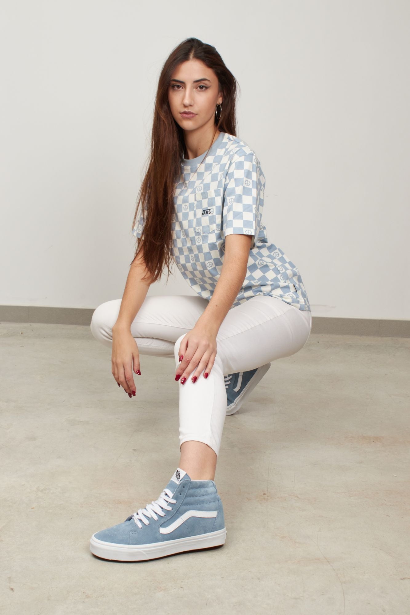 VANS PEACE POCKET PEACE CHE en color AZUL (4)