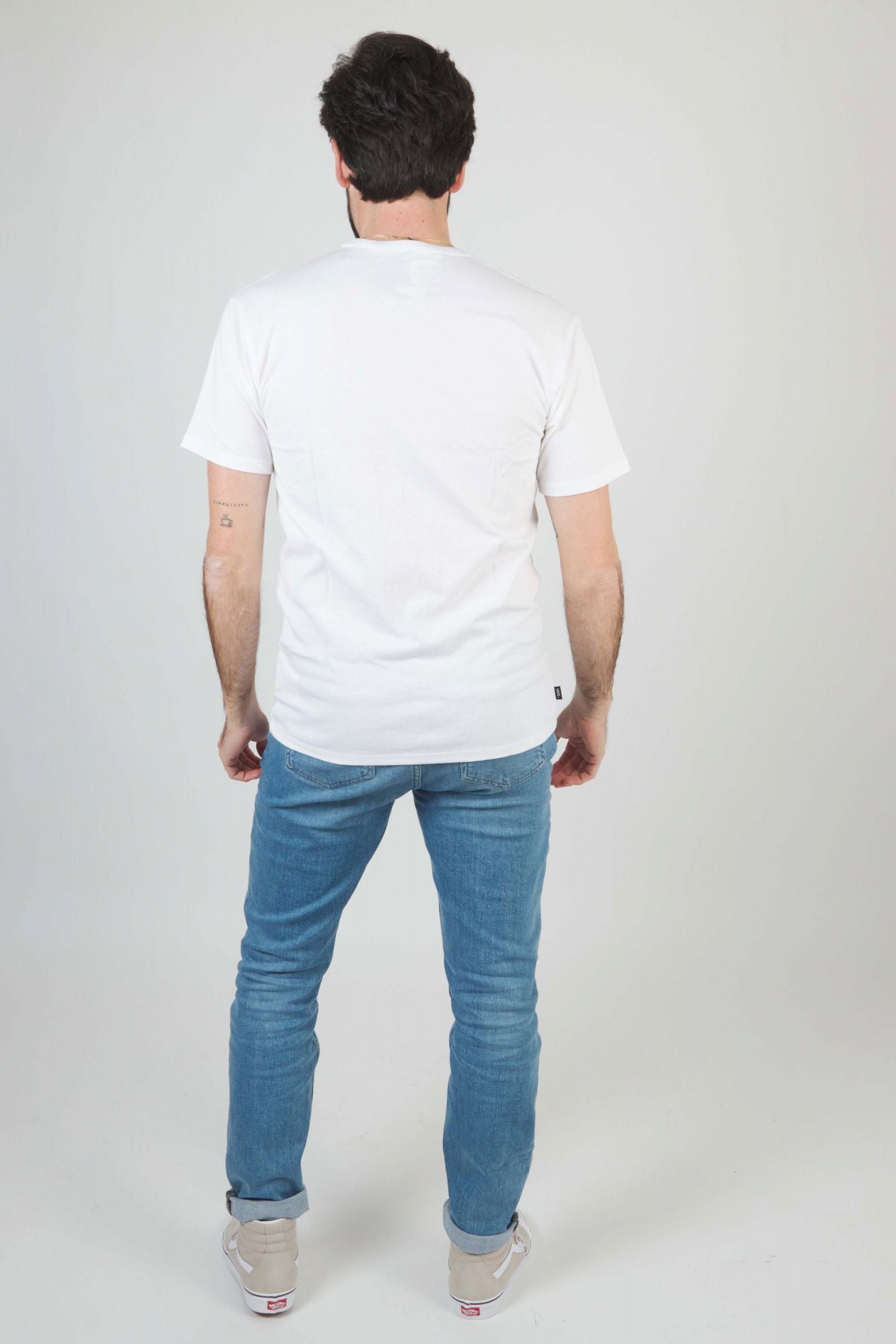 VANS OFF THE WALL CLASSIC SS TEE en color BLANCO (4)