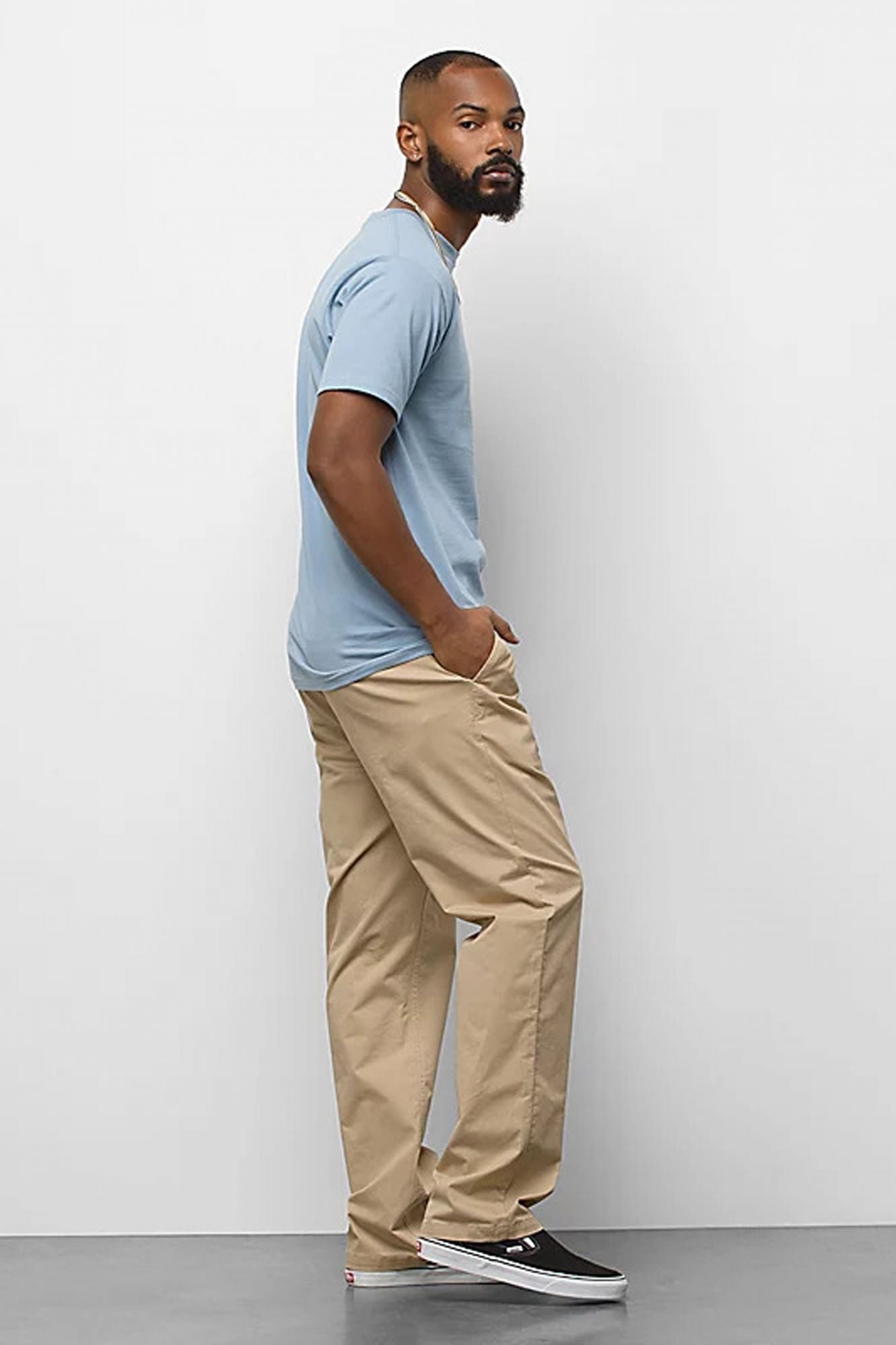VANS RANGE RELAXED ELAST en color MARRON CLARO (4)