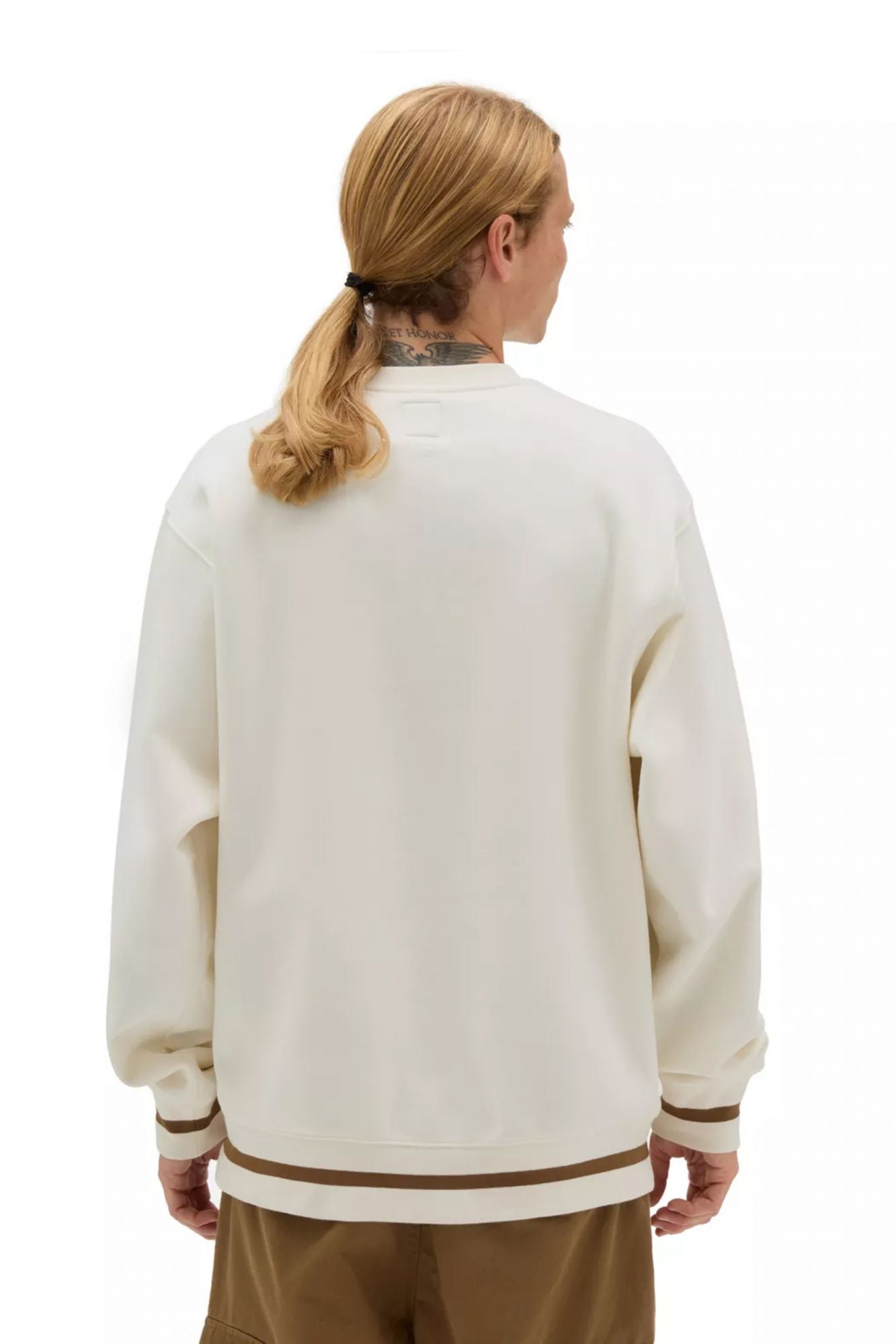 VANS ARCH LOOSE CREW en color BLANCO (3)