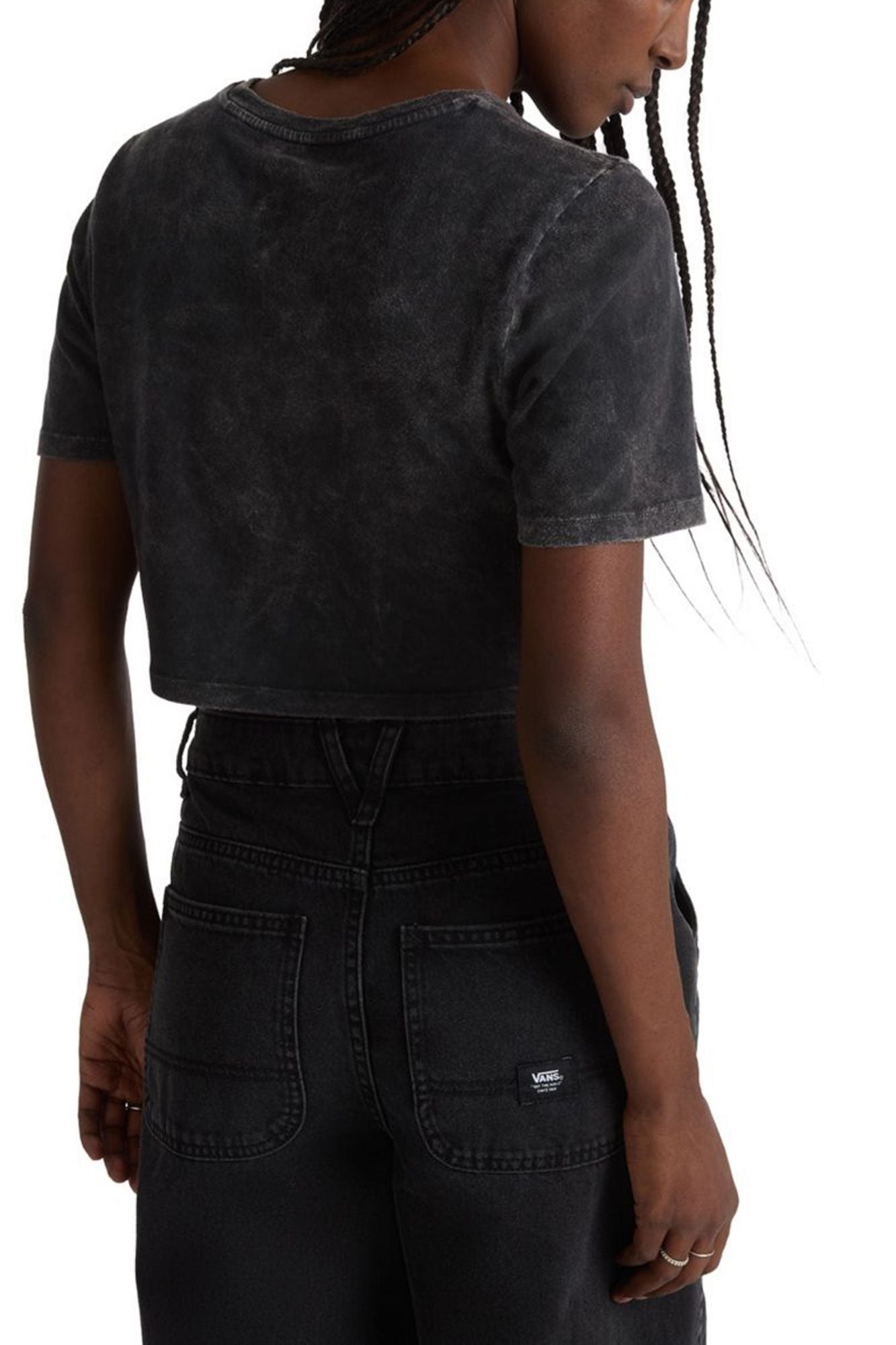 VANS HEARTBREAKER CREW CROP en color NEGRO (3)