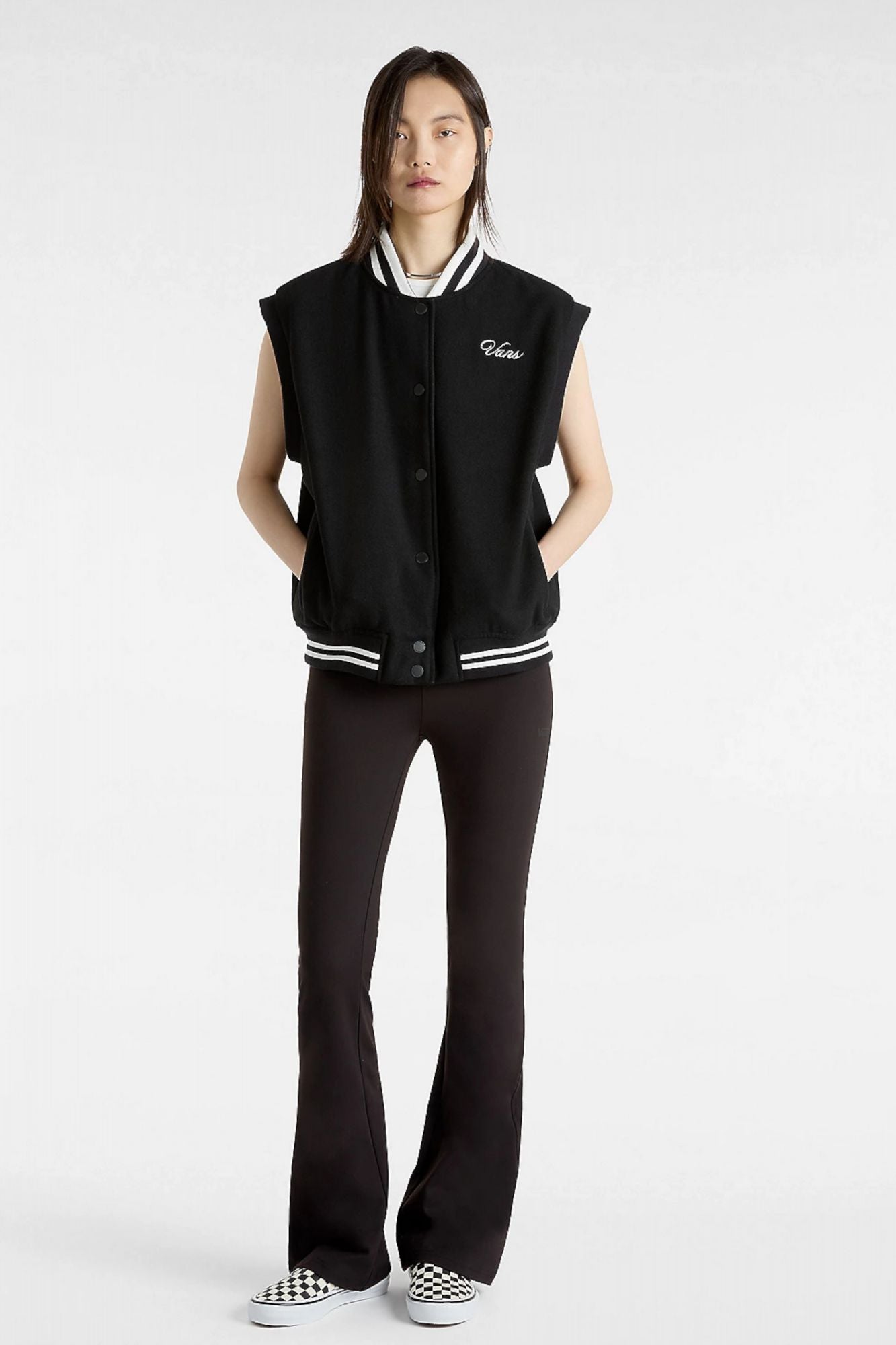 VANS PIPER STADIUM VEST en color NEGRO (5)
