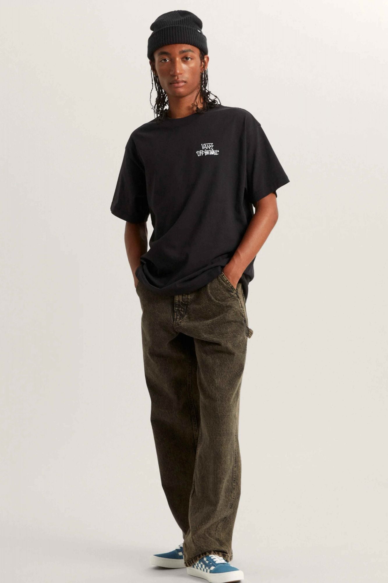 VANS CLASSIC T-SHIRT en color NEGRO (8)