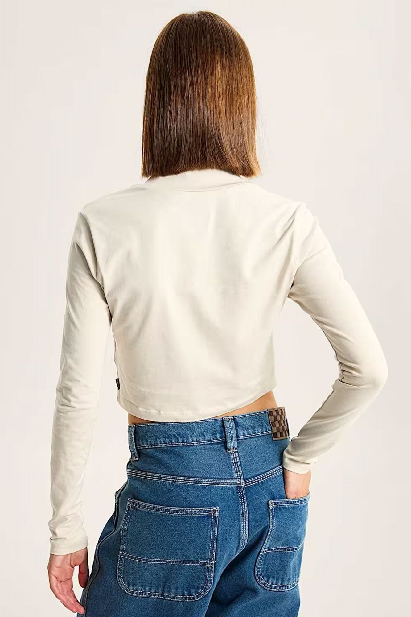 VANS SCRIPT MINI MOCK LS en color BEIS (3)
