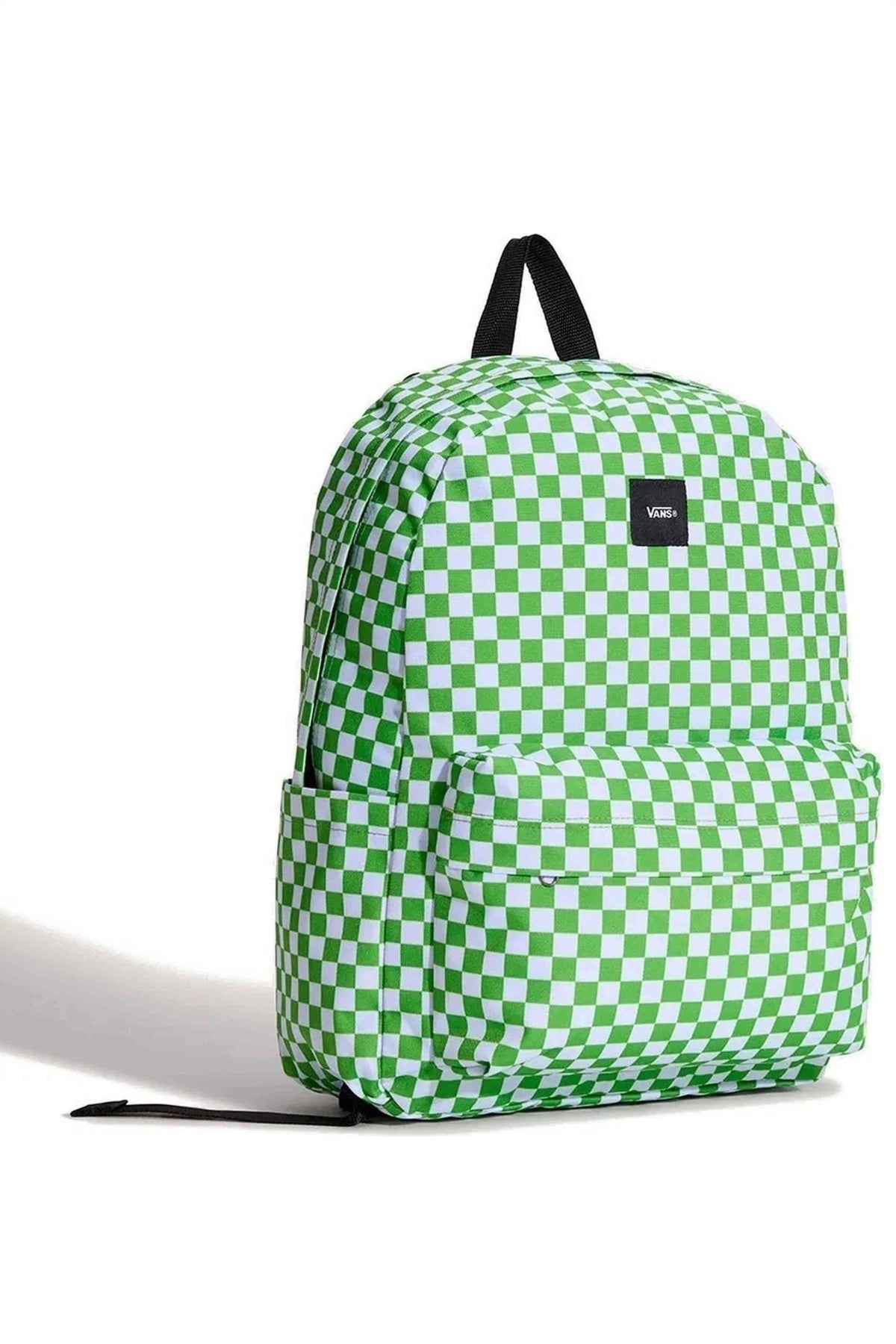 VANS OLD SKOOL CHECK BACKPACK en color VERDE (3)