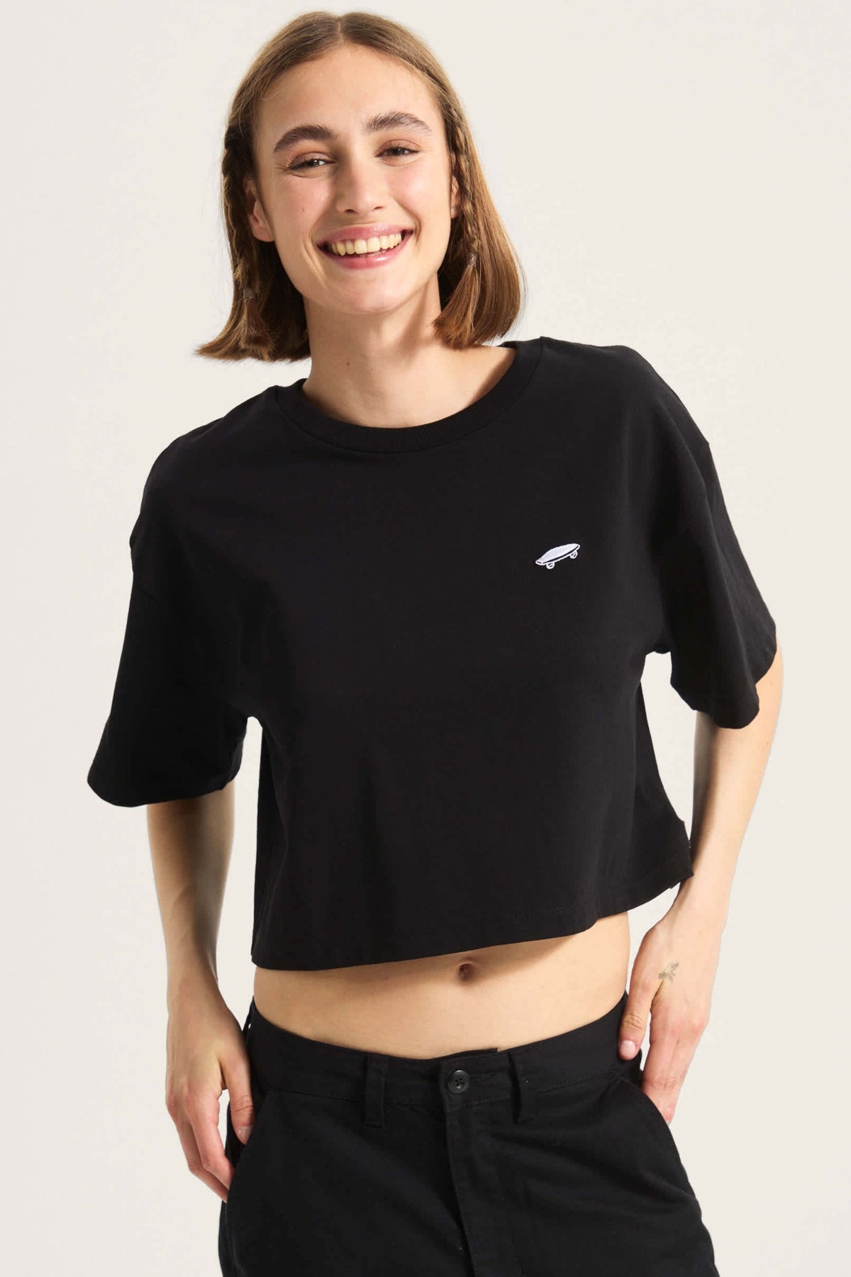 VANS OFF THE WALL T-SHIRT en color NEGRO (1)