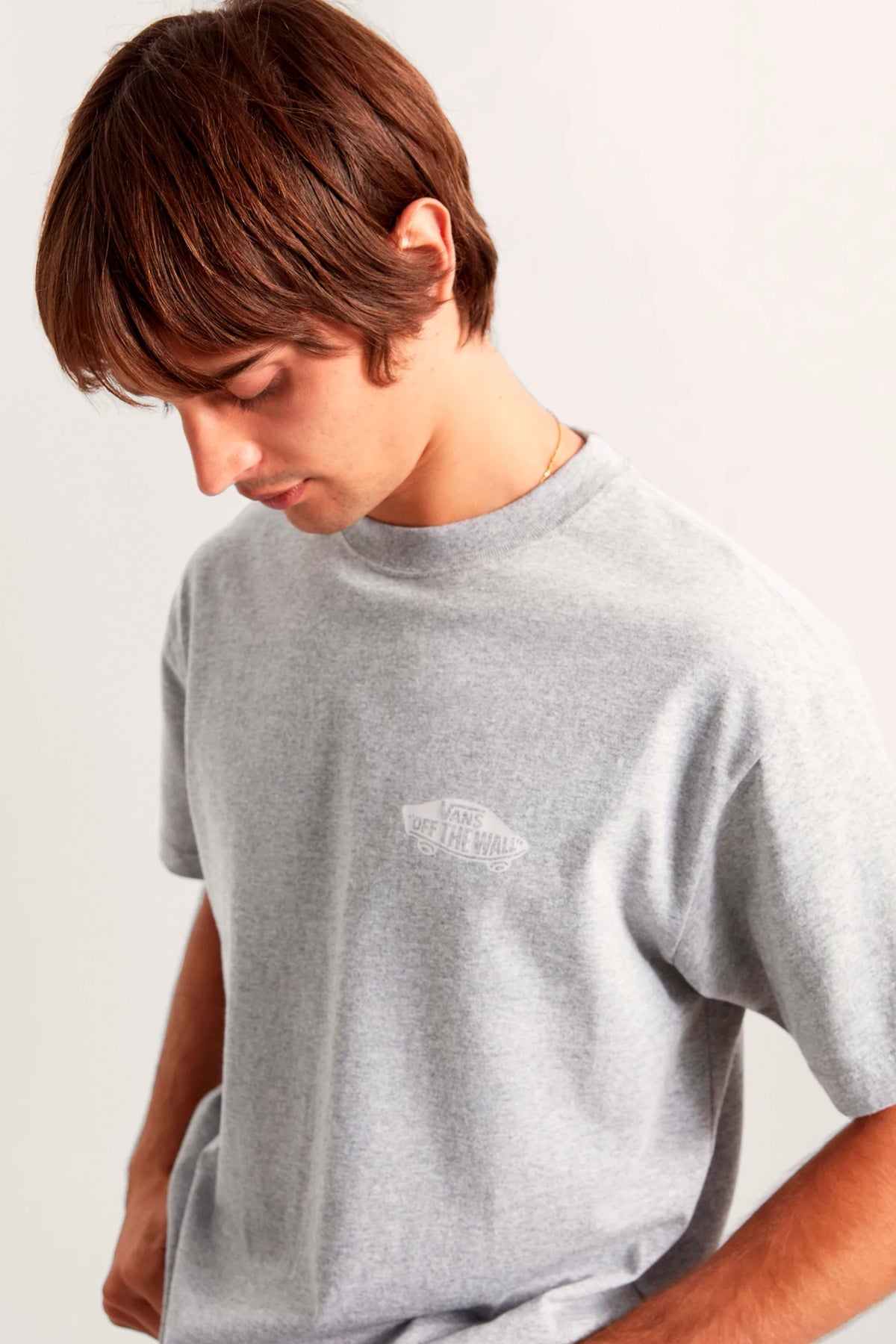 VANS CAMISETA DOUBLE en color GRIS (3)