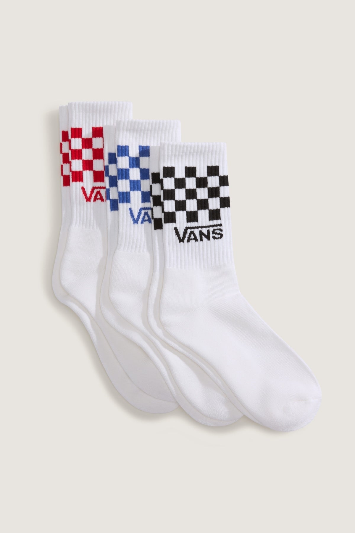 VANS VN000QBUWHT1 CLASSIC CHECK CREW en color BLANCO (2)