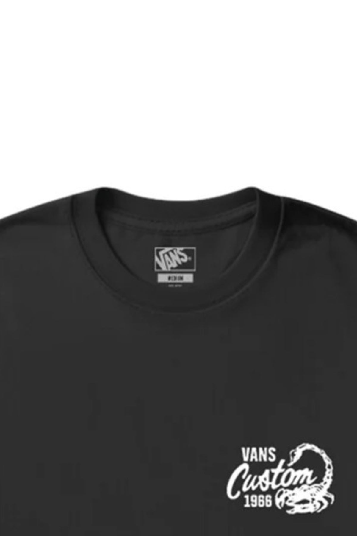 VANS CUSTOM CAT TEE en color NEGRO (3)