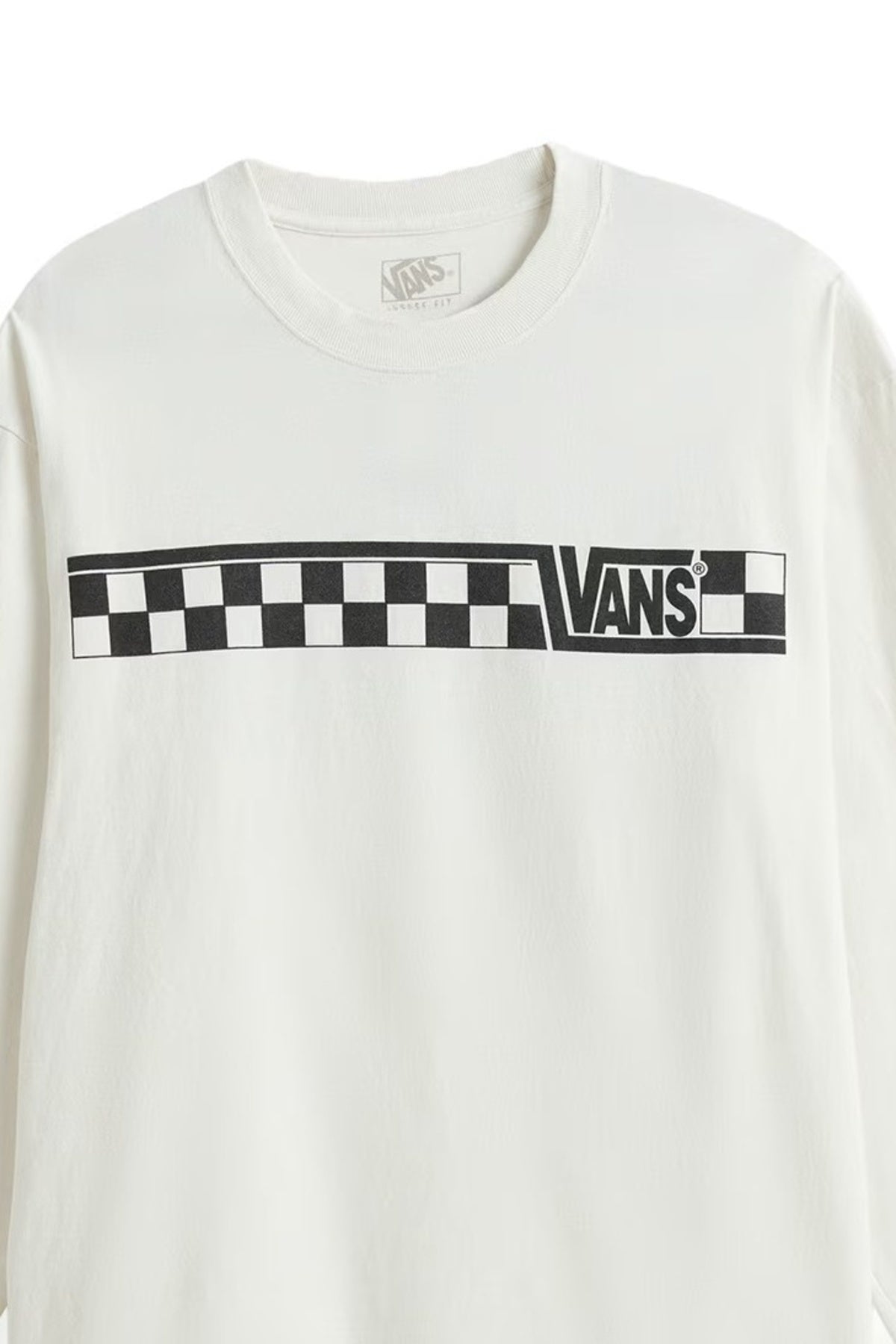 VANS VN000X2BFS81 VANS RACING LS TEE en color BLANCO (3)