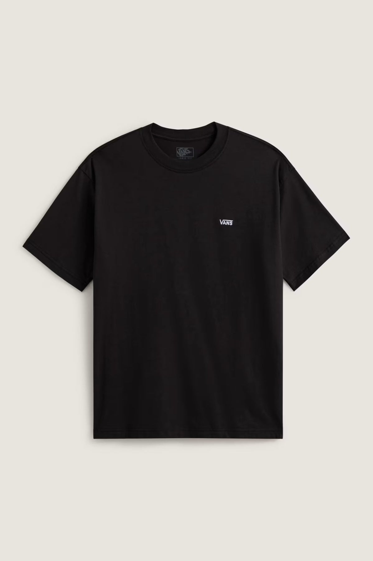 VANS VN0010FFBLK1 LEFT CHEST II LOOSE SS en color NEGRO (1)