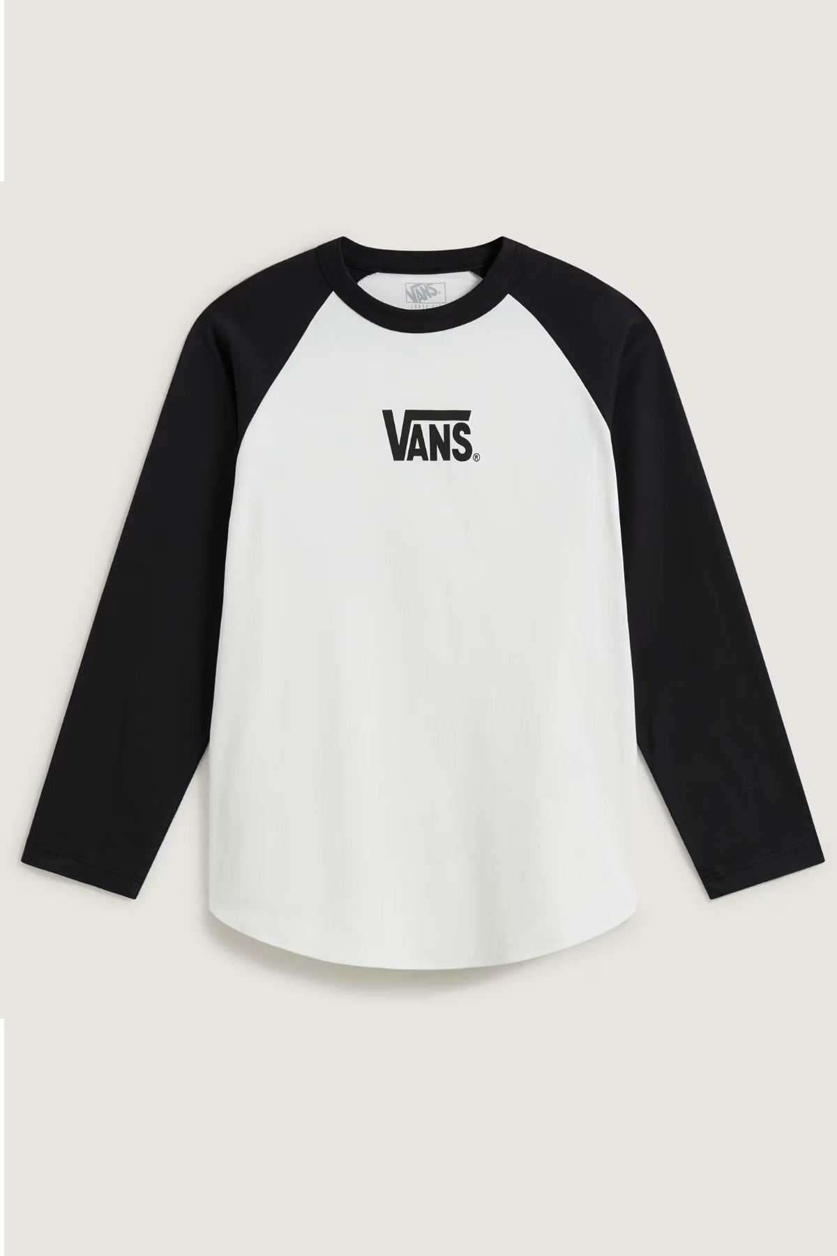 VANS VN0010FNBLK1 CORE RAGLAN LS TEE en color BLANCO (1)