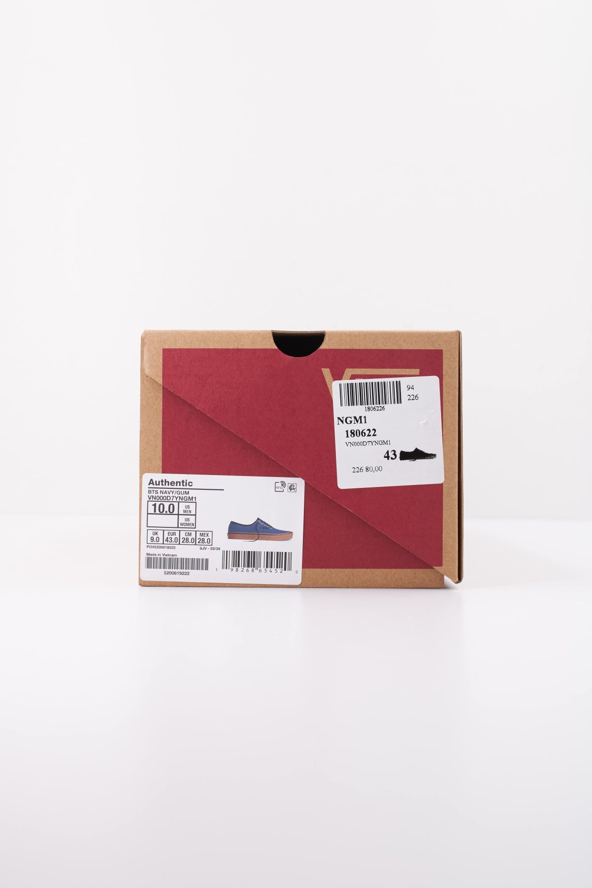 VANS VN000D7YNGM1 AUTHENTIC BTS en color AZUL (6)