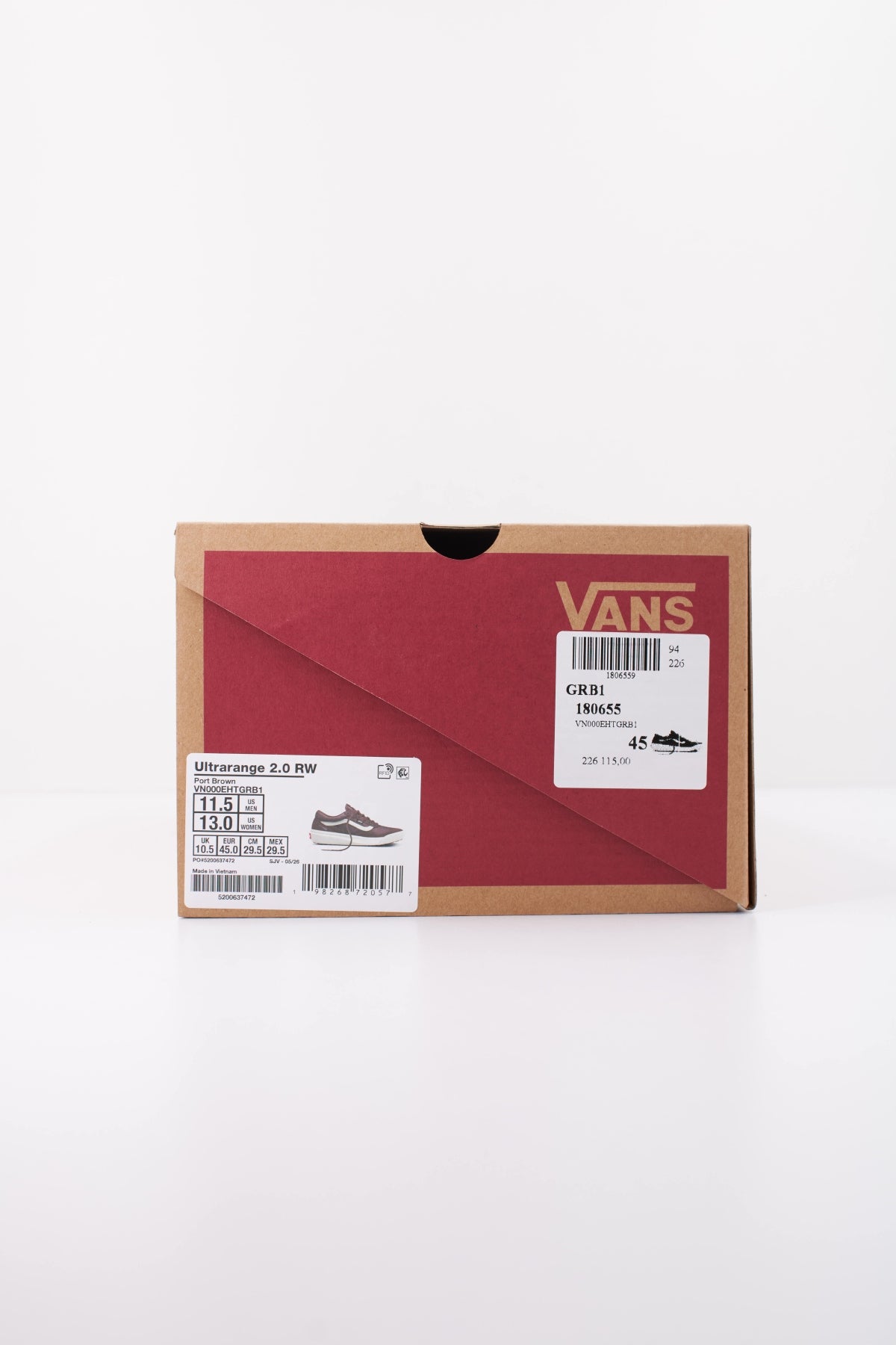 VANS ULTRARANGE en color BURDEOS (6)