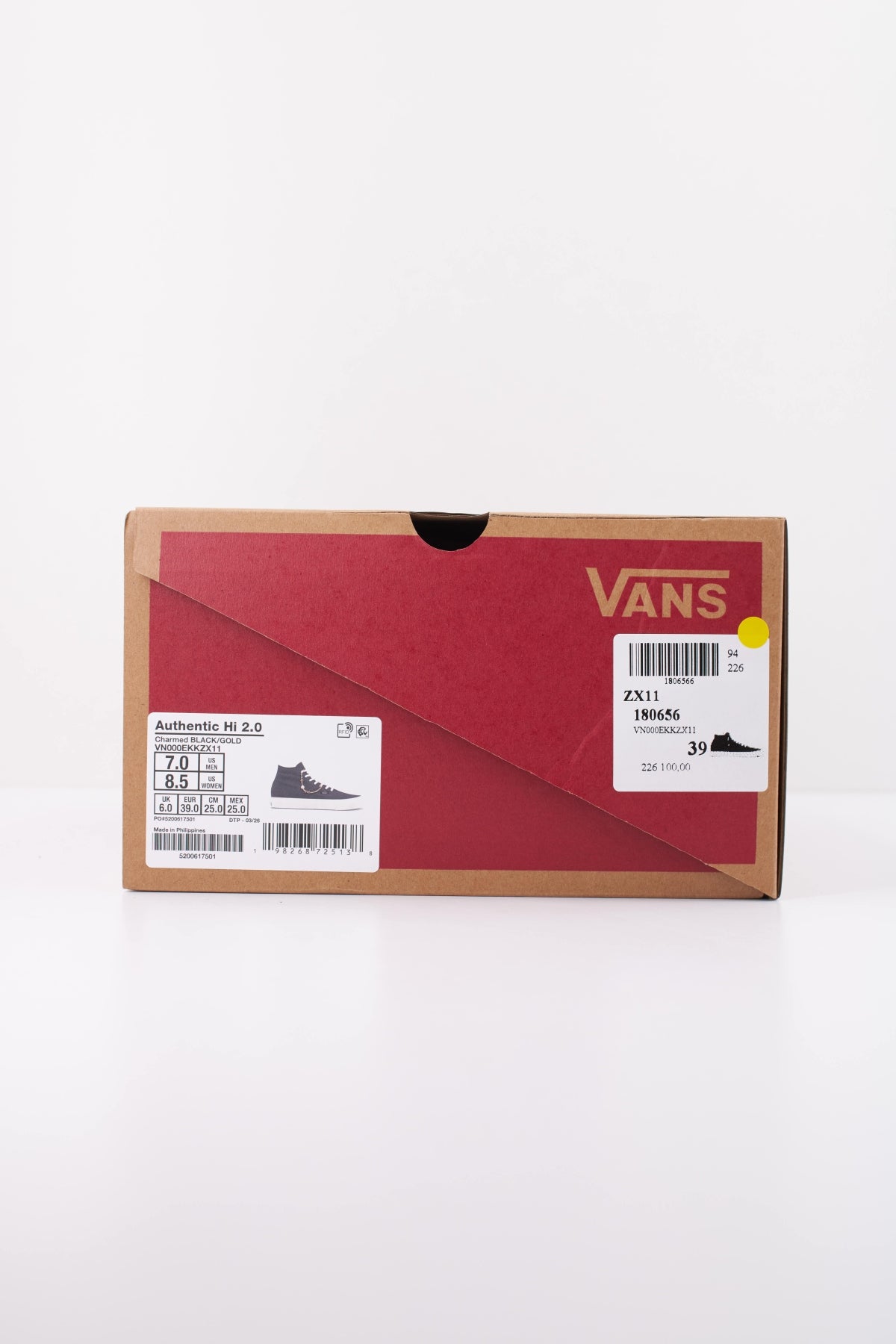 VANS VN000EKKZX11 AUTHENTIC HI 2.0 en color NEGRO (6)
