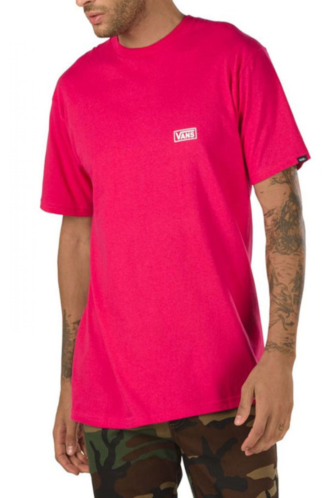 VANS TW DISTORT SS en color ROSA (1)