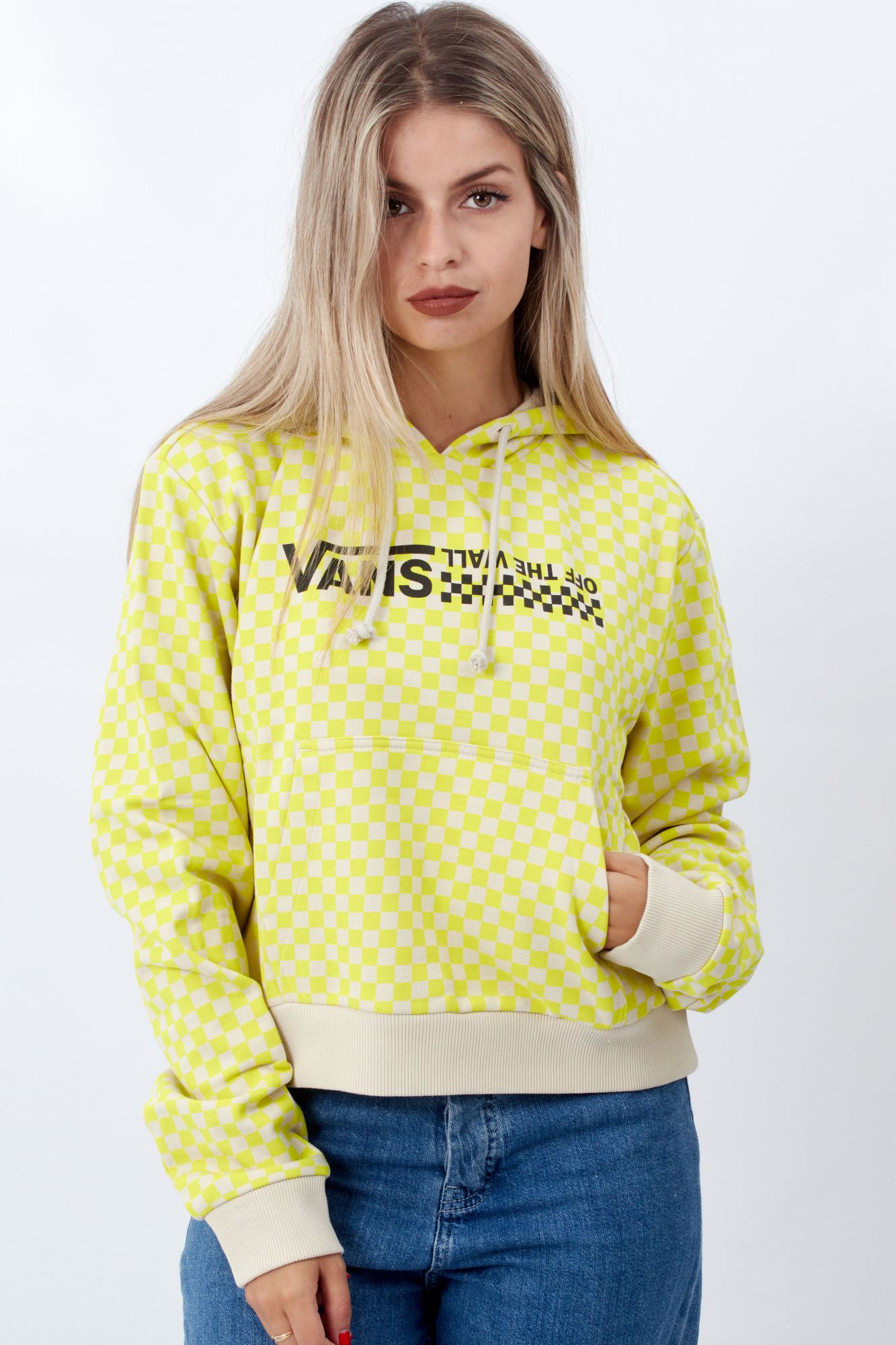 VANS  QUANTUM HOODIE en color AMARILLO (1)