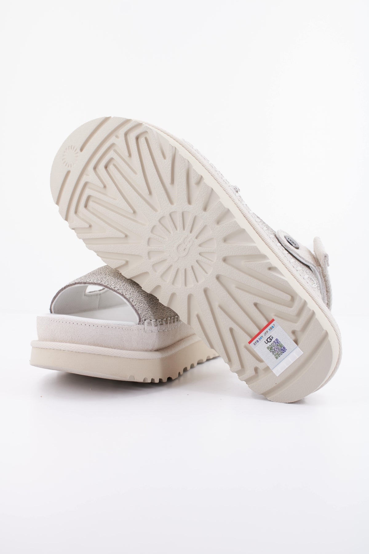 UGG W GOLDENSTAR CRACKLE GLIDE en color BLANCO (5)