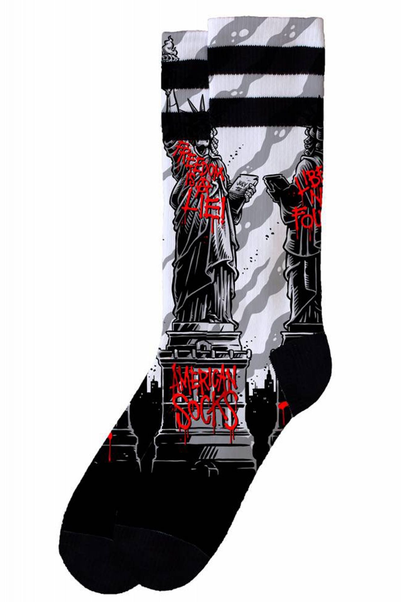 AMERICAN SOCKS FREEDOM IS A LIE en color MULTICOLOR (2)