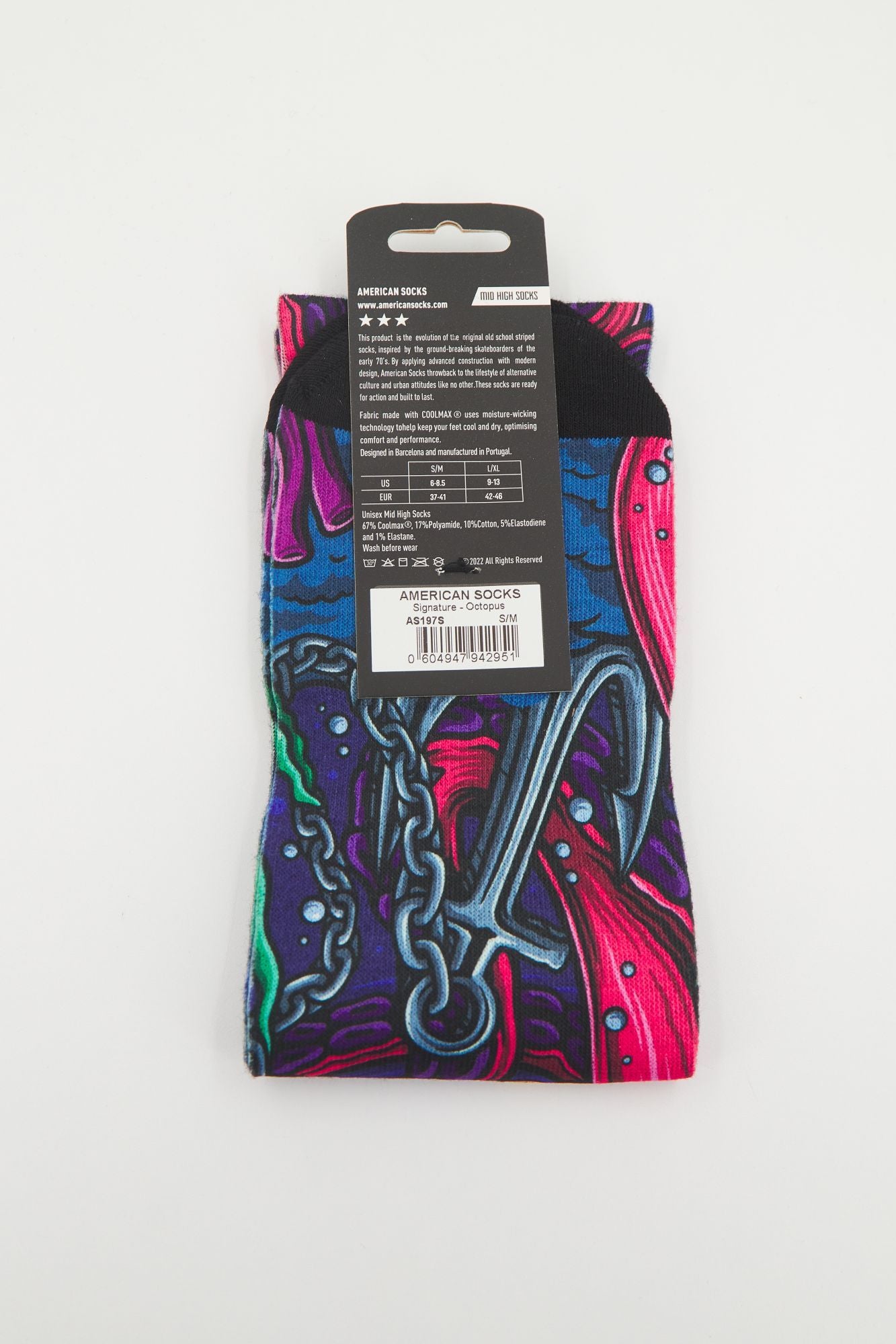 AMERICAN SOCKS OCTOPUS  en color MULTICOLOR (2)