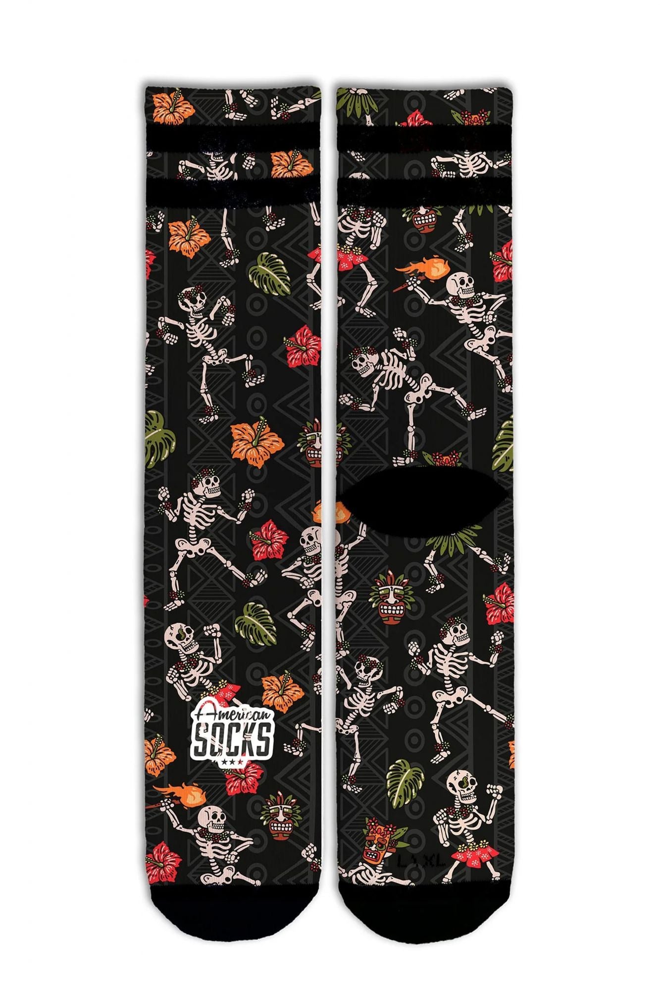 AMERICAN SOCKS DANCING SKELETONS en color MULTICOLOR (1)