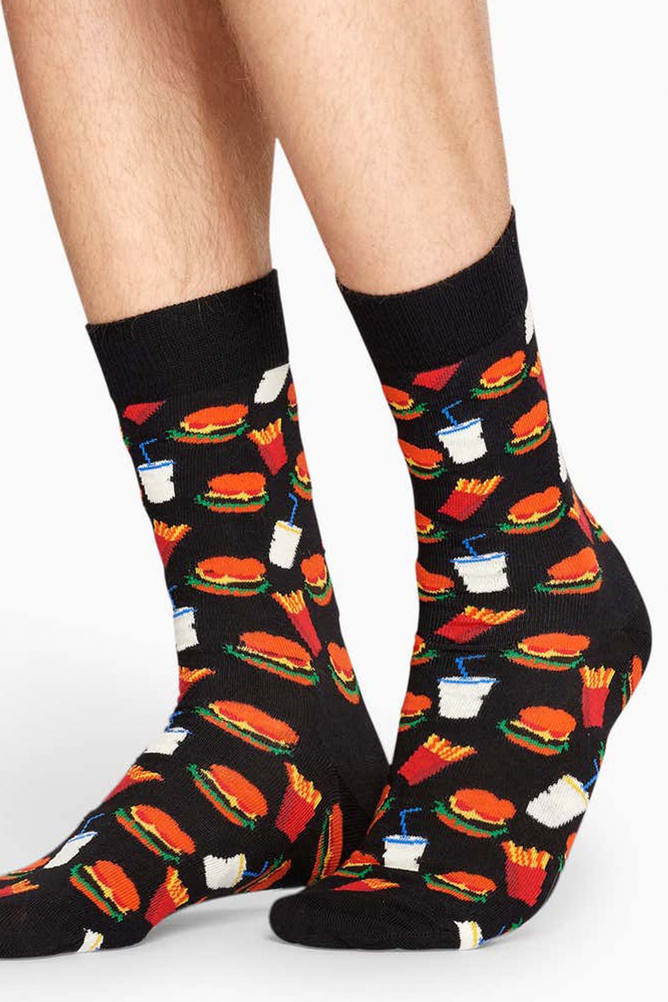 HAPPY SOCKS  HAMBURGER SOCK en color AZUL (2)