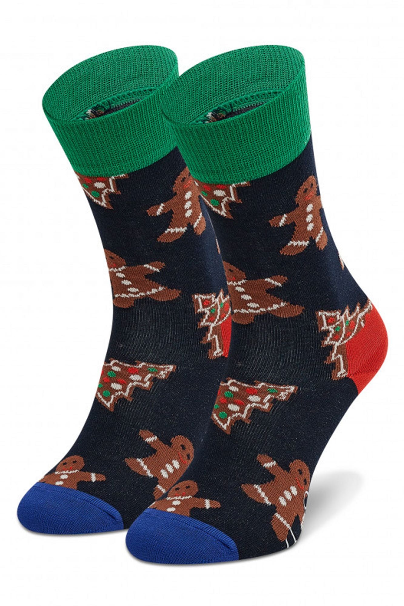 HAPPY SOCKS GINGERBREAD COOKIES GIF en color AZUL (2)