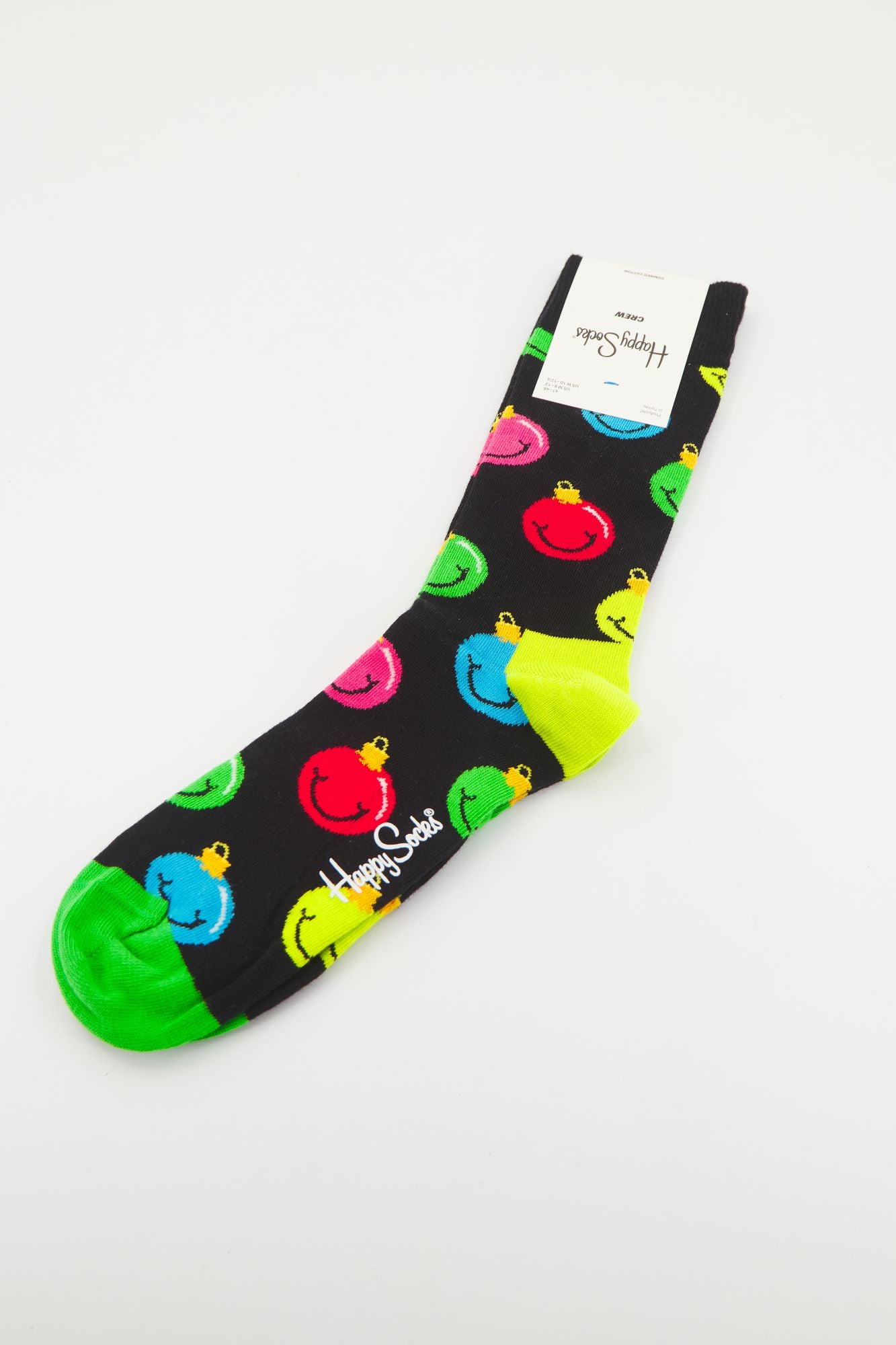 HAPPY SOCKS JINGLE SMAILEY  en color NEGRO (4)