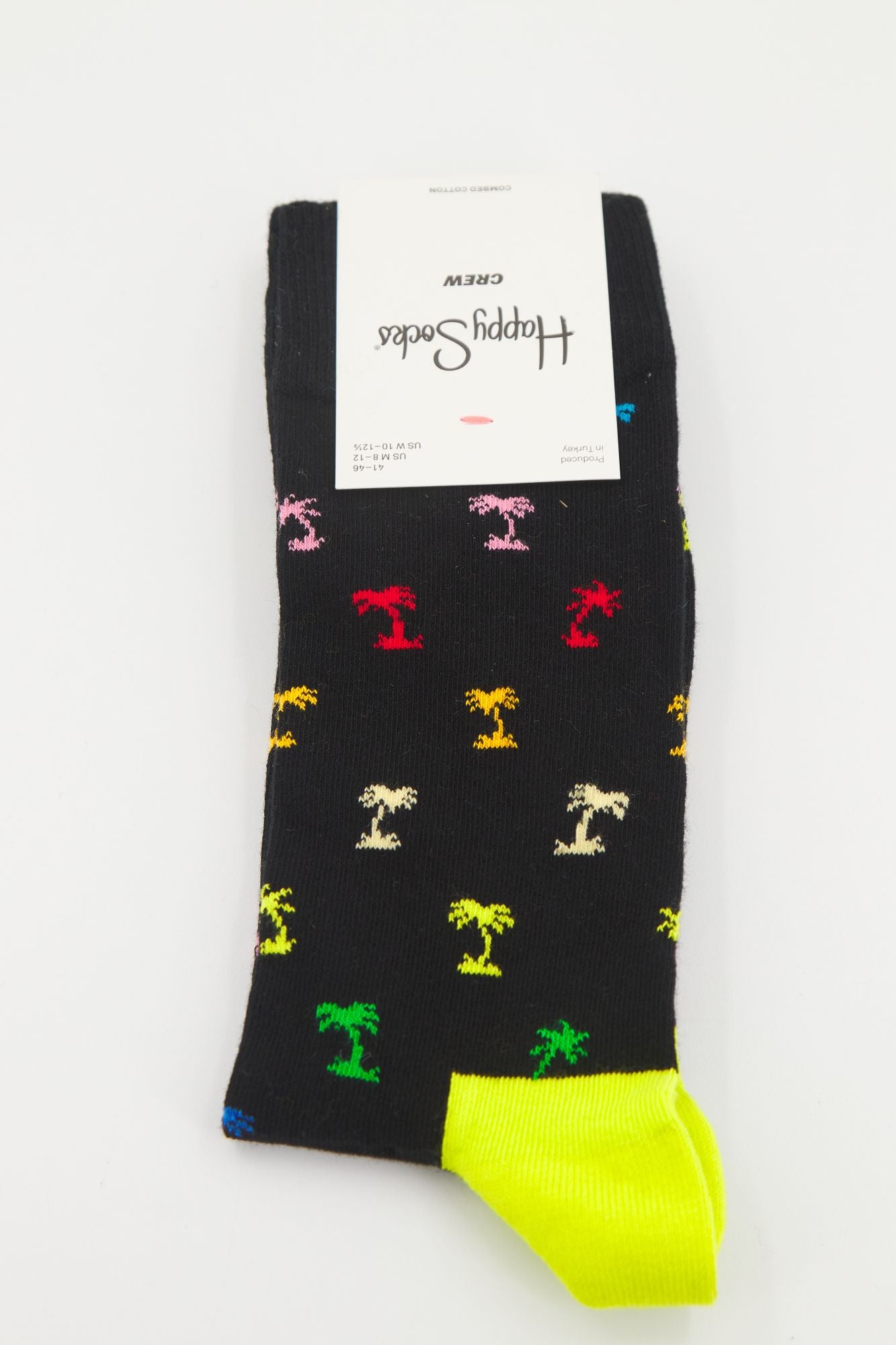 HAPPY SOCKS PALM  en color NEGRO (1)