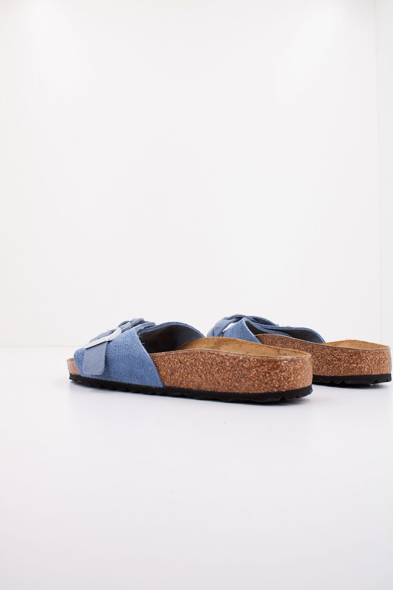 BIRKENSTOCK PULA BRAIDED SUEDE LEATHE en color AZUL (3)