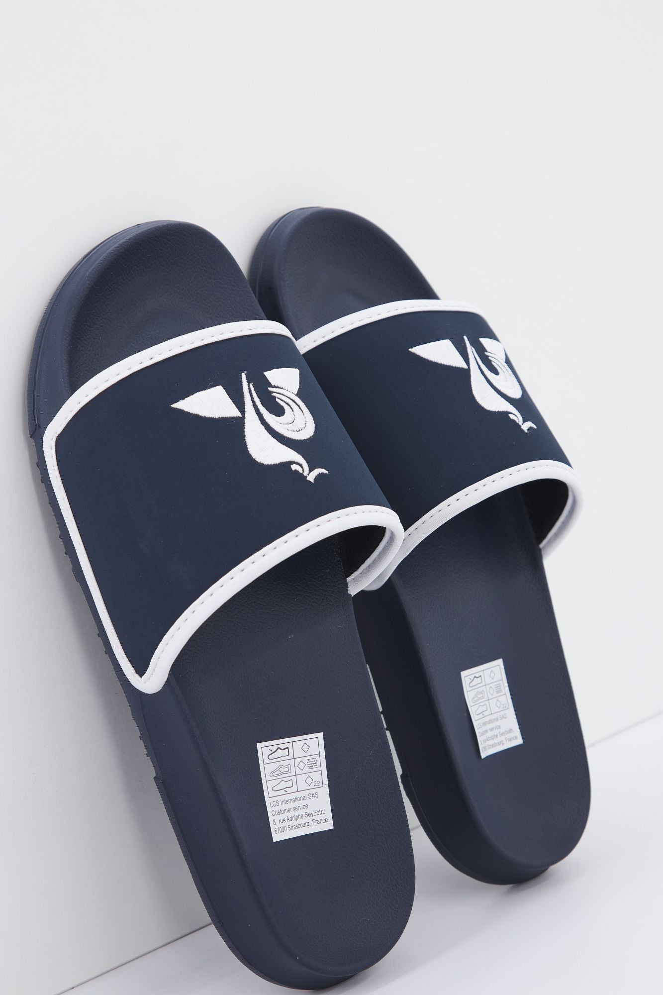 LE COQ SPORTIF  SLIDE BINDING en color AZUL (3)