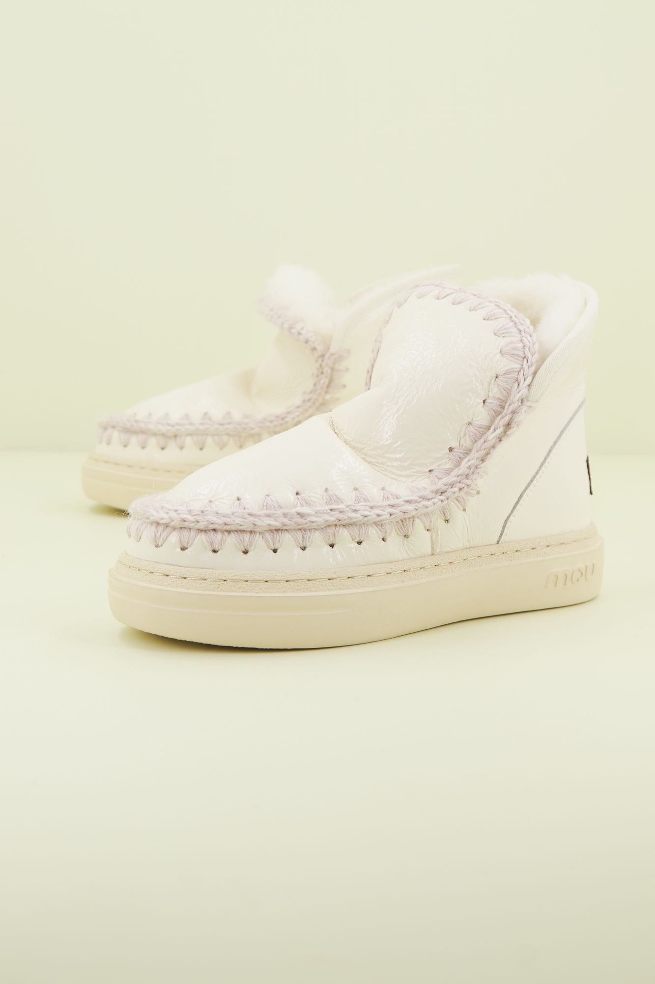 MOU  ESKIMO SNEAKER BOLD en color BLANCO (2)