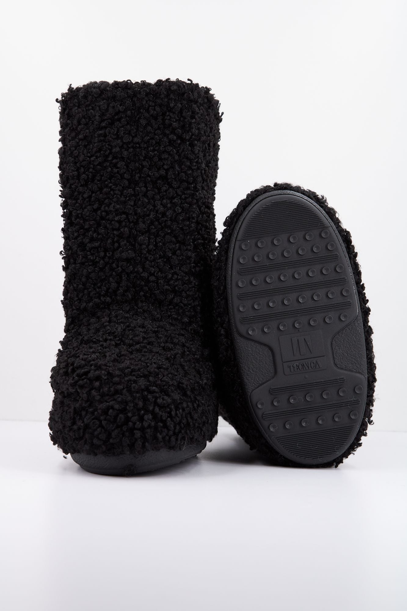 MOON BOOT MB ICON FAUX CURLY en color NEGRO (4)