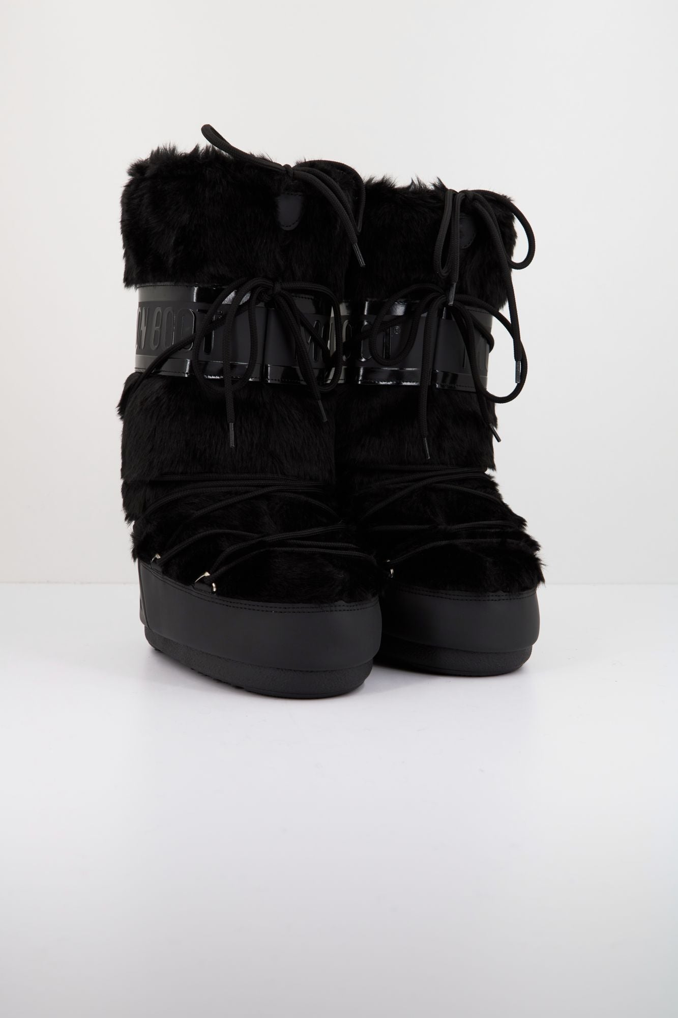 MOON BOOT MB ICON FAUX FUR en color NEGRO (2)
