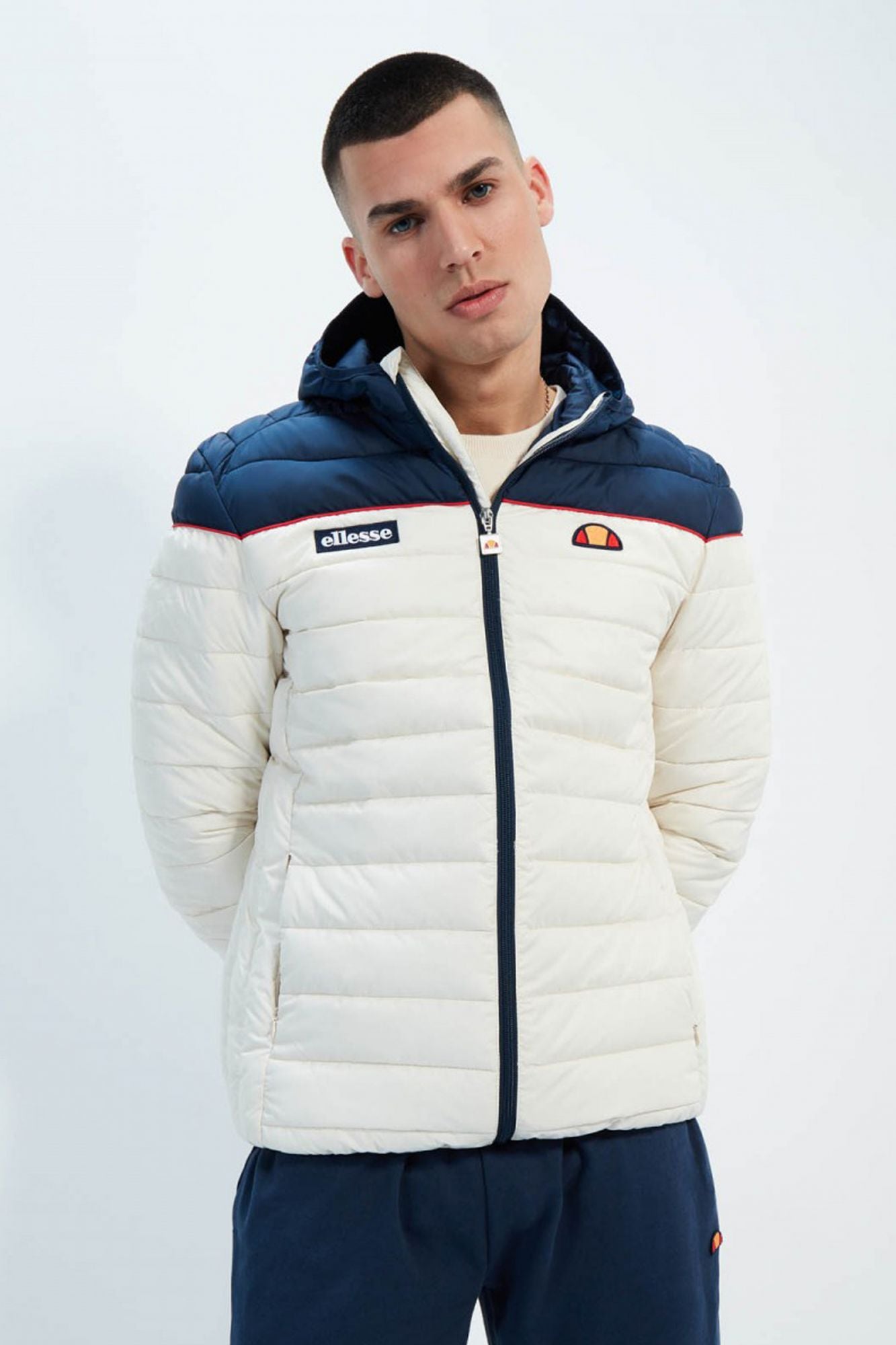 ELLESSE  LOMBARDY 2 PADDED JACKET en color BEIS (1)