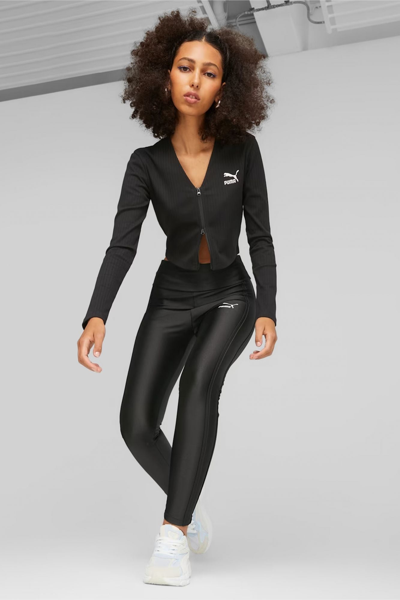 PUMA RIBBED LONG en color NEGRO (4)