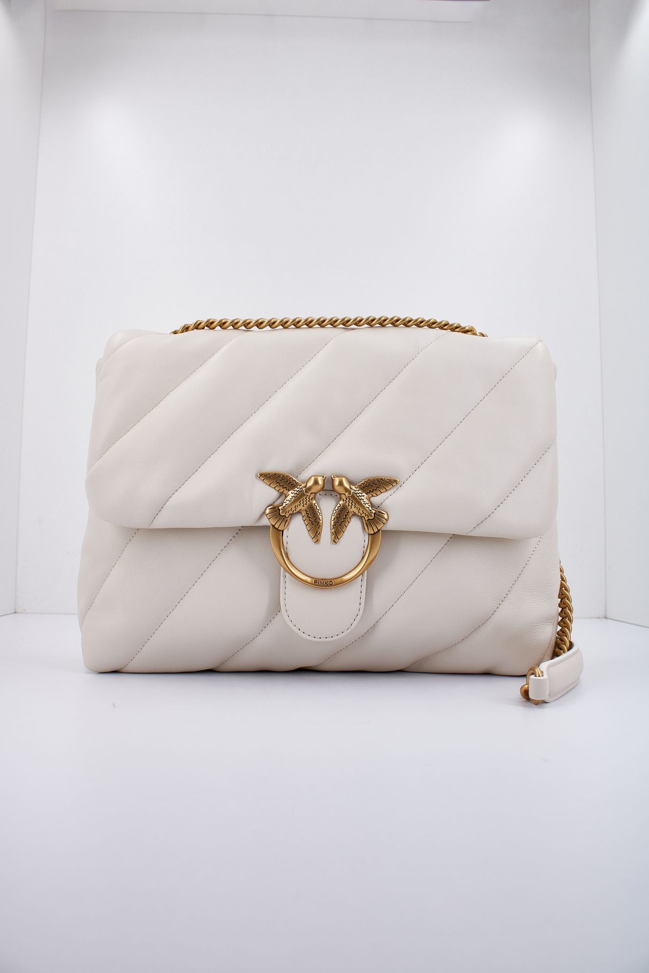 PINKO LOVE PUFF BIG CL SHEEP en color BLANCO (1)