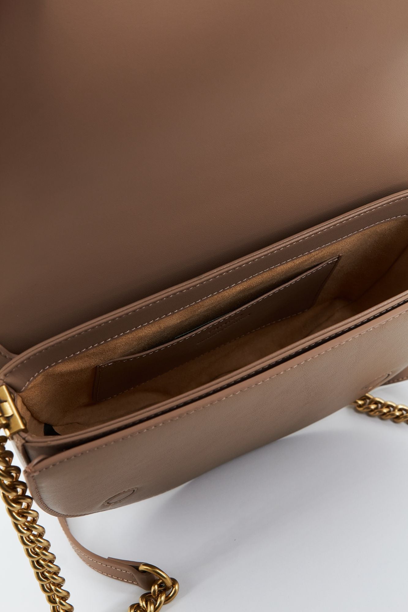 PINKO ROUND CLICK CLASSIC VIT en color MARRON (4)