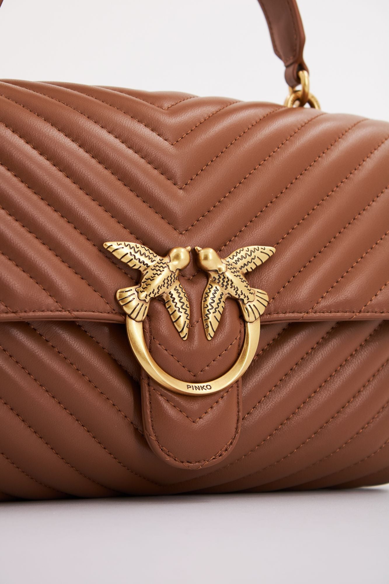 PINKO LOVE LADY PUFF CLASSIC en color MARRON (4)