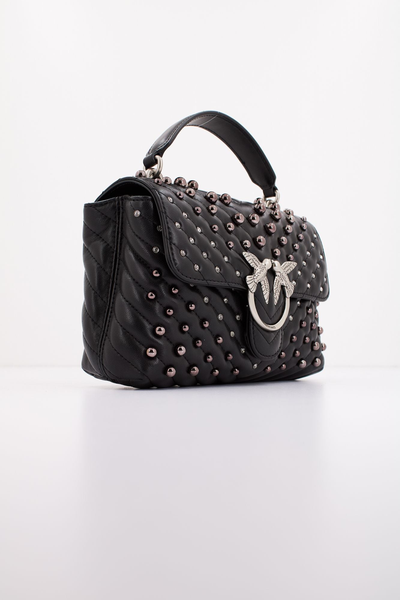 PINKO LOVE LADY PUFF MINI CL en color NEGRO (2)