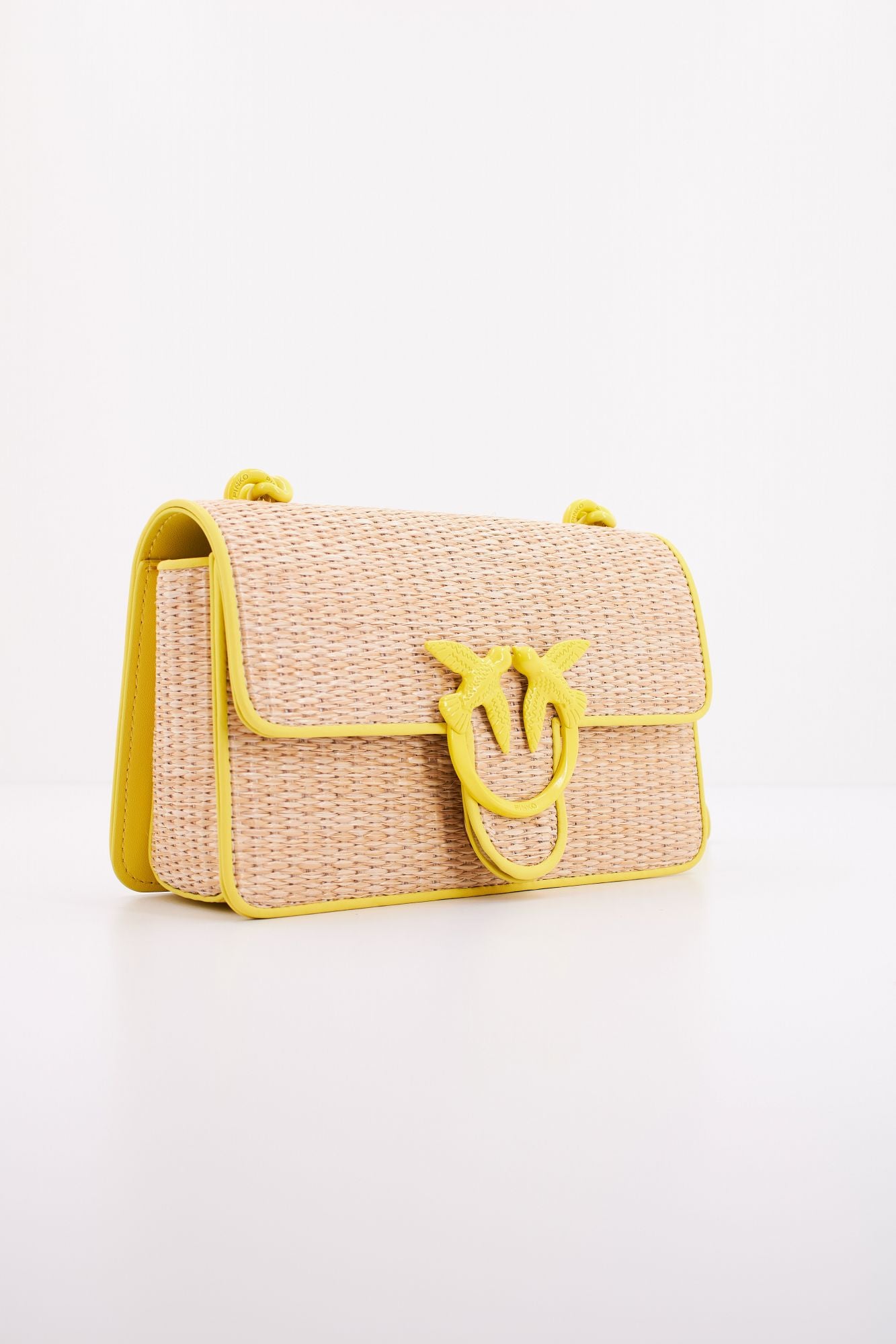 PINKO LOVE ONE MINI LIGHT CL en color AMARILLO (2)