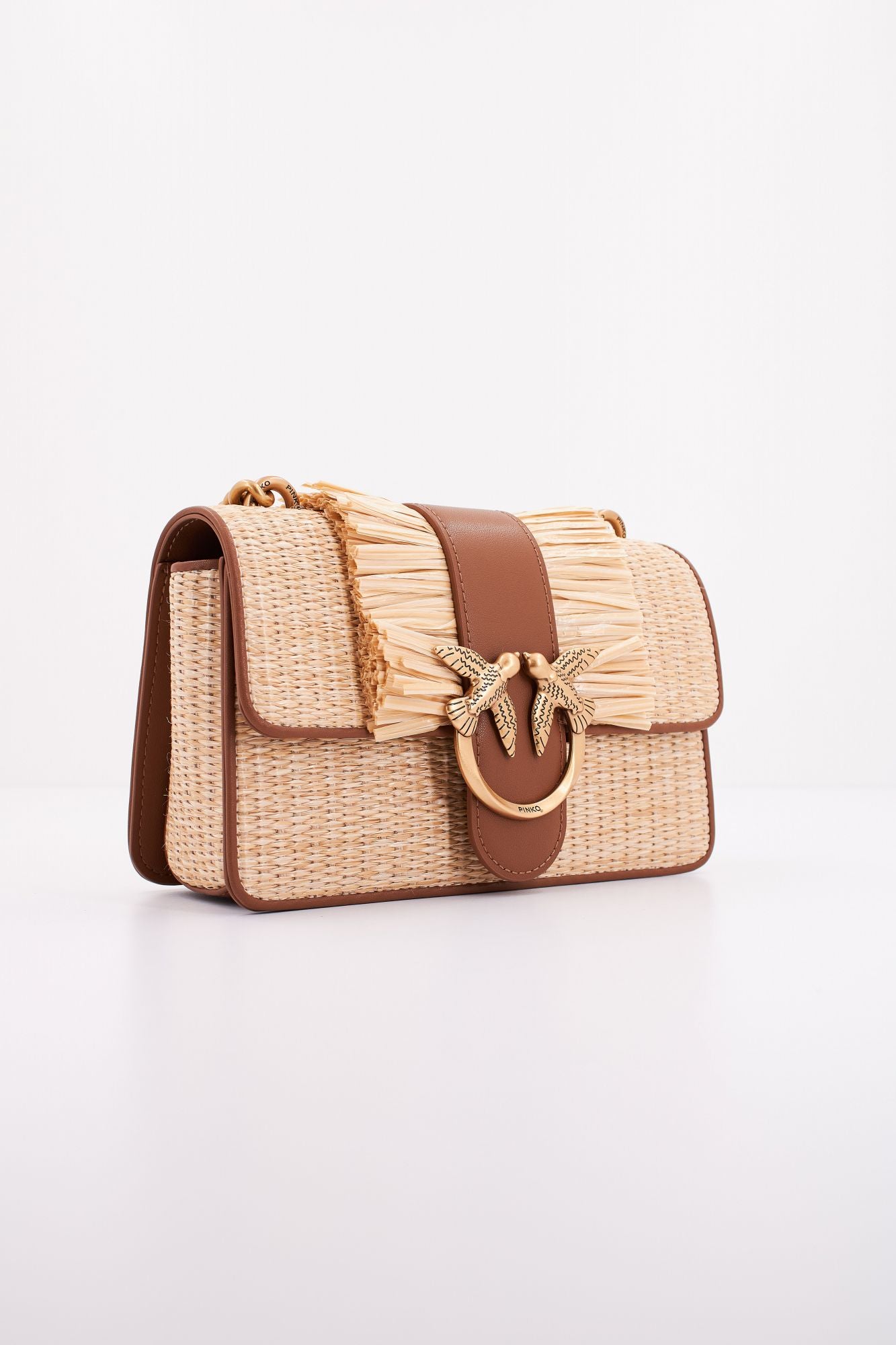 PINKO LOVE ONE MINI LIGHT CL en color MARRON CLARO (2)