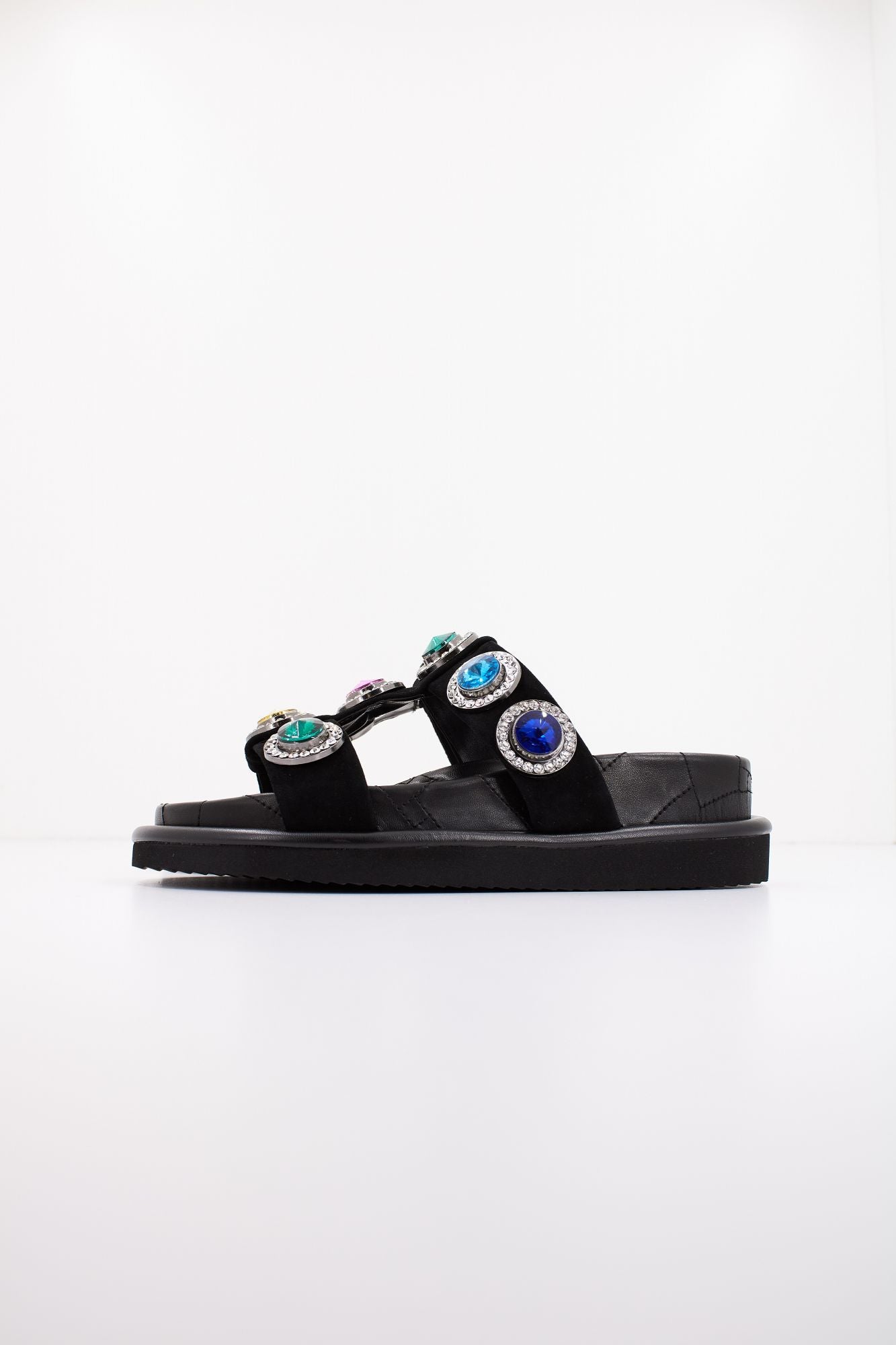 KURT GEIGER LONDON ORSON CRYSTAL SANDAL en color NEGRO (1)