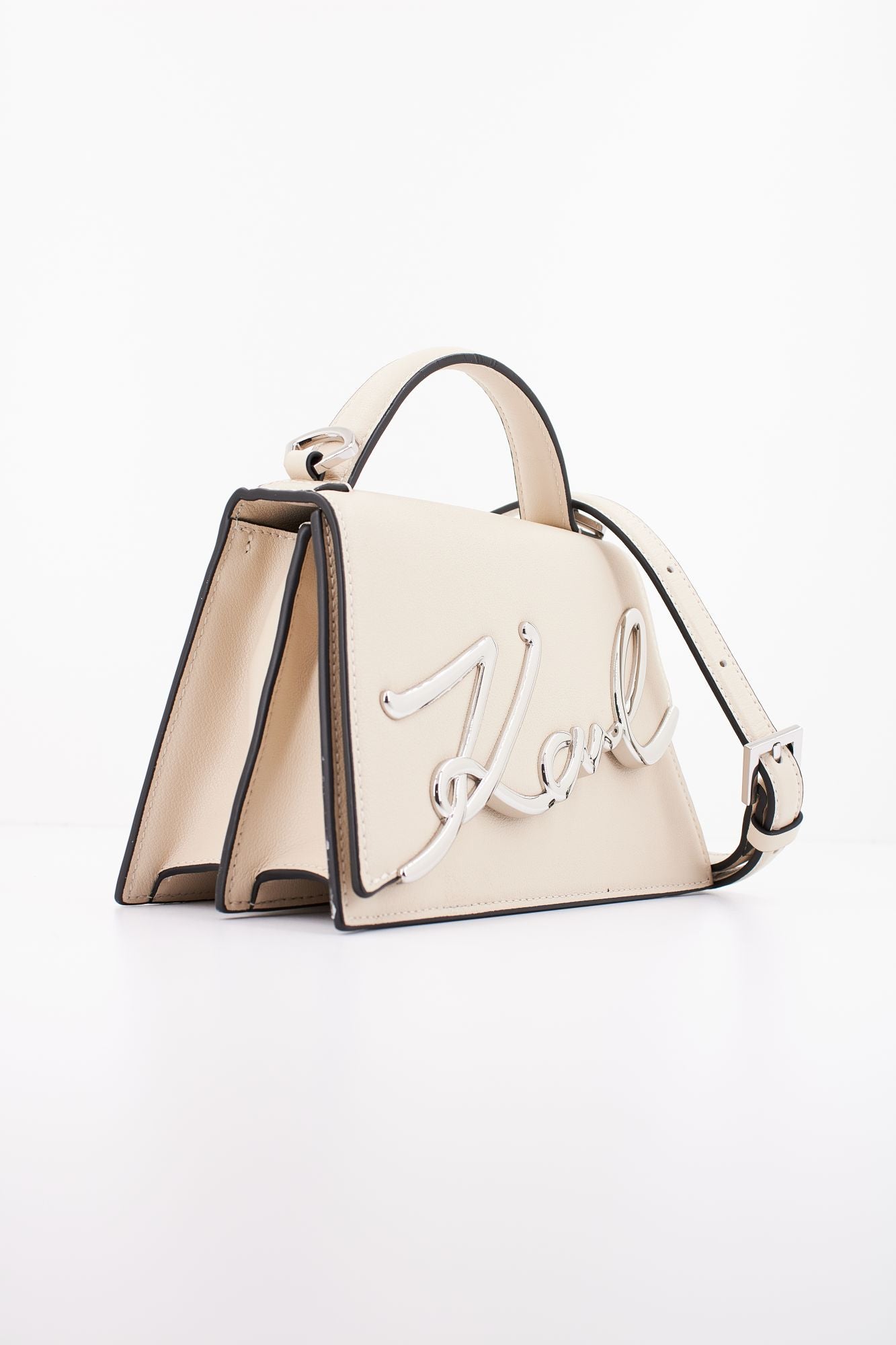 KARL LAGERFELD K/SIGNATURE 2.0 SM CROSSBO en color BEIS (3)