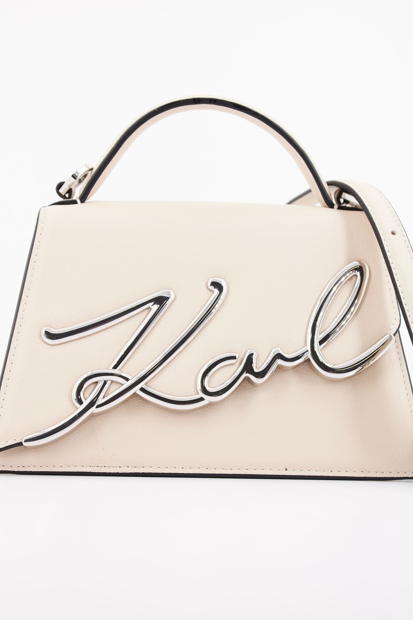 KARL LAGERFELD K/SIGNATURE 2.0 SM CROSSBO en color BEIS (4)