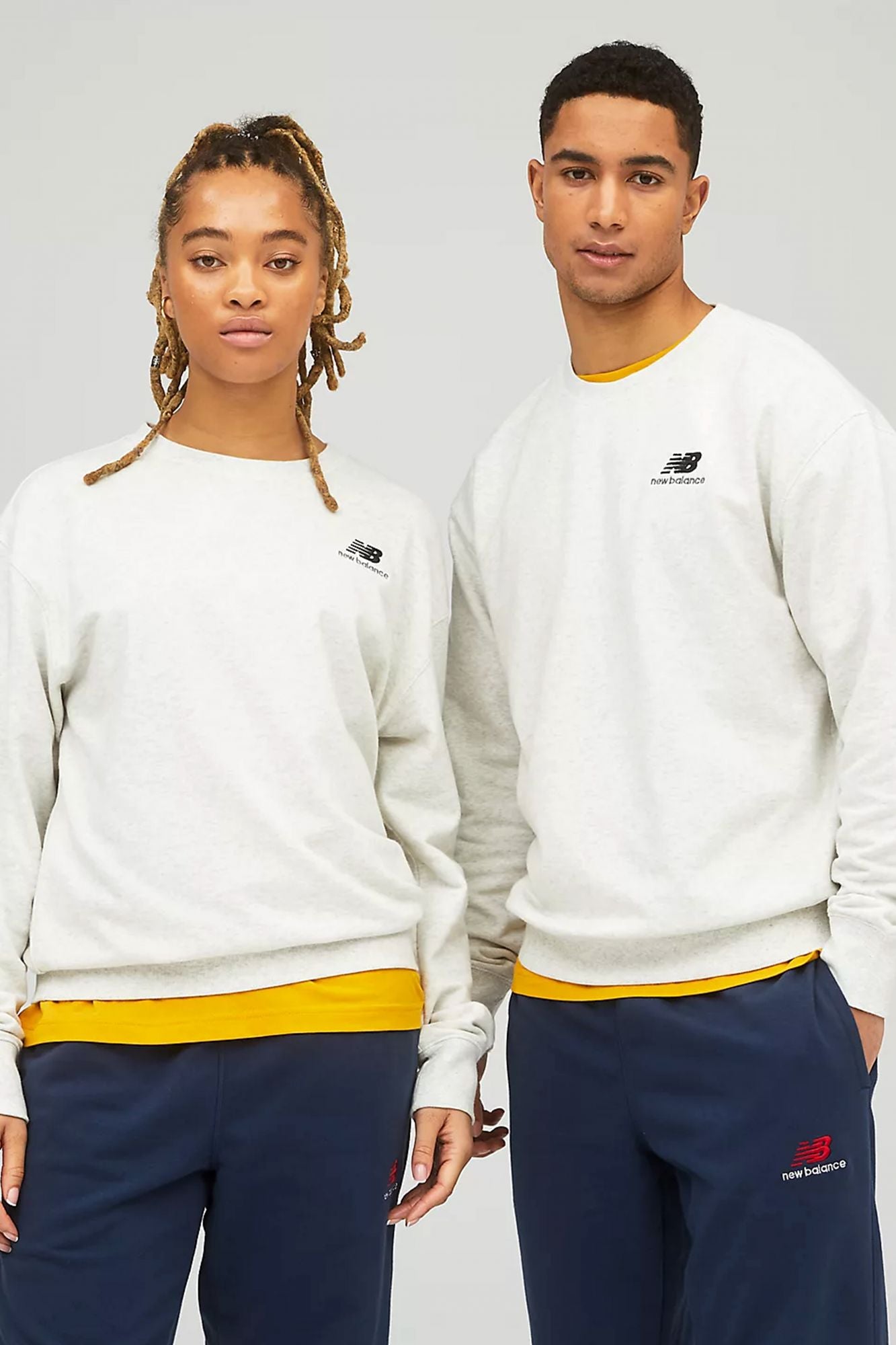 NEW BALANCE FRENCH SWEATSHIRT en color GRIS (4)