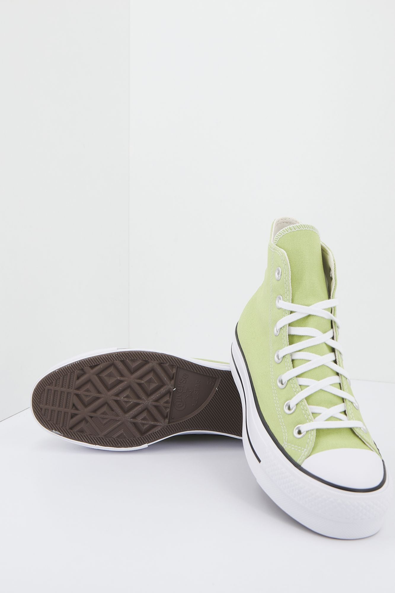 CONVERSE CHUCK TAYLOR  ALL STAR LIFT PLATFORM SEASONAL COLOR en color VERDE (3)
